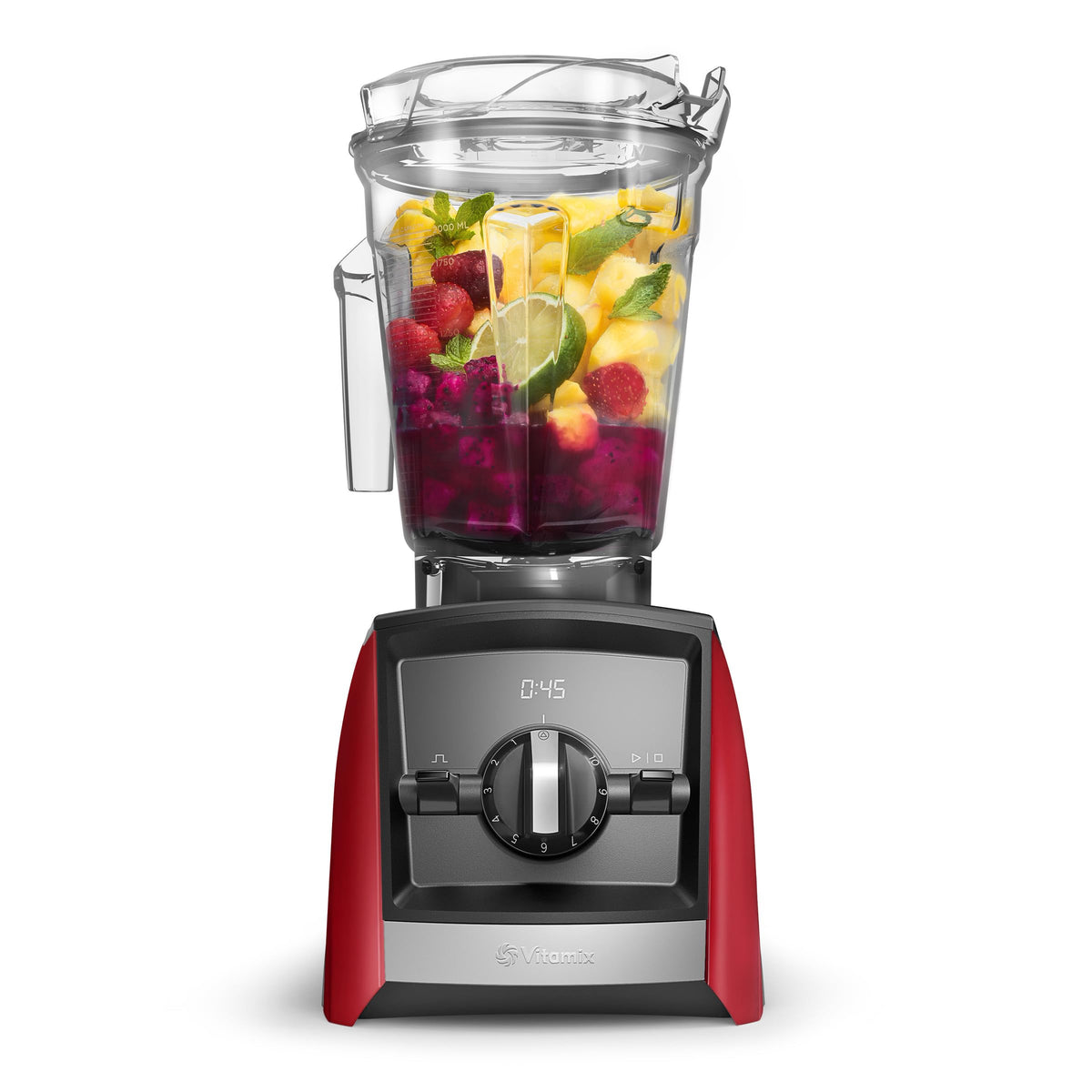 Vitamix Red A2300 Ascent Series Smart Blender, Professional-Grade, 64 Oz Low-Profile Container, 64 Fl Oz