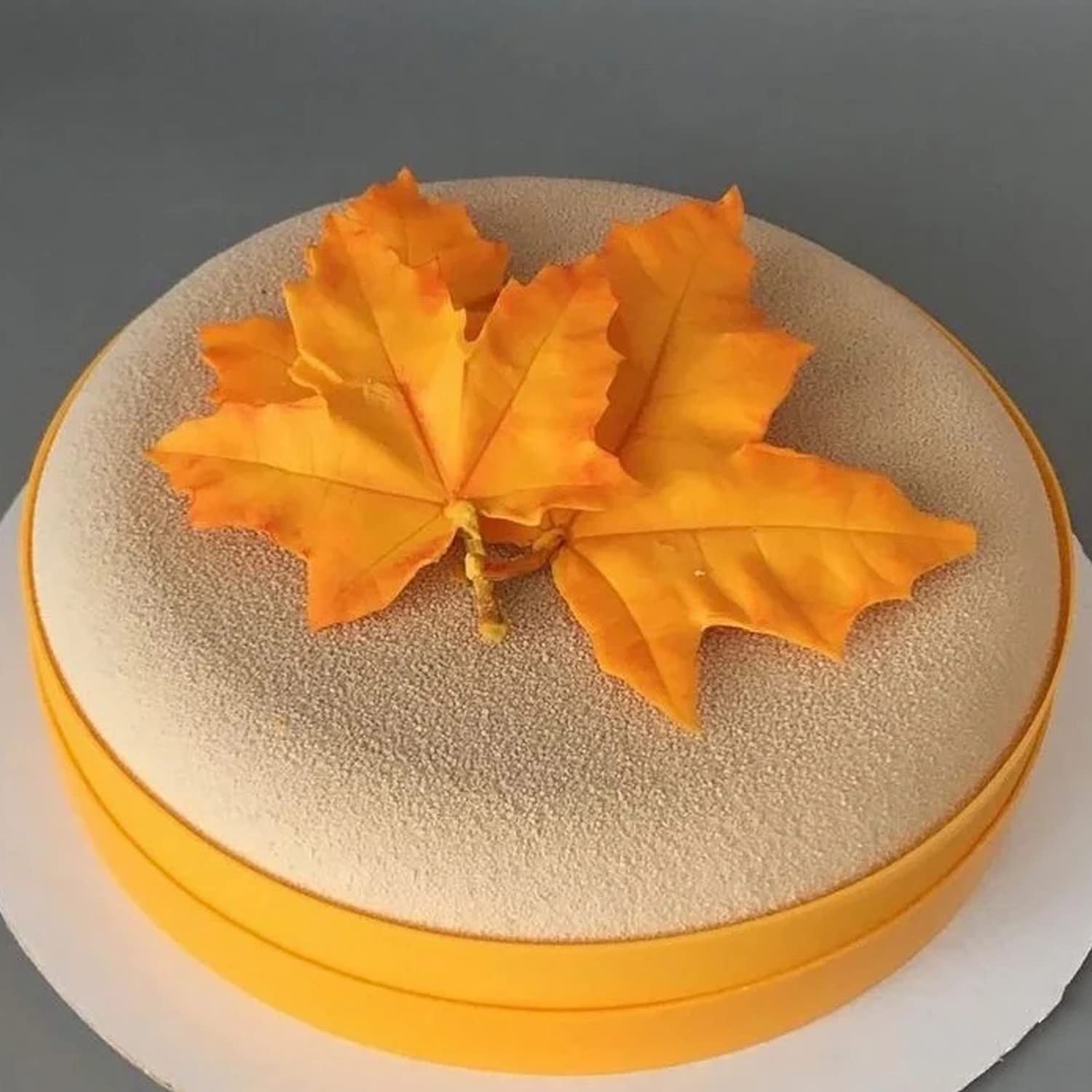 Miyahouse Pumpkin Maple Leaves Fondant Mold Mini 3D Pumpkin Maple Leaves Mold For Cake Decoration Cupcake Topper Candy Chocolate