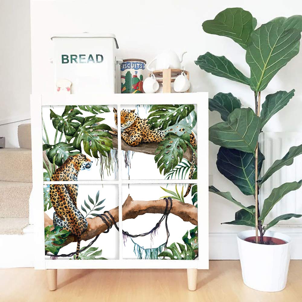 Self-Adhesive Dresser Sticker, Peel And Stick Furniture Skin, Removable Shelf Unit Decals Sticker (004, Expedit/Kallax)