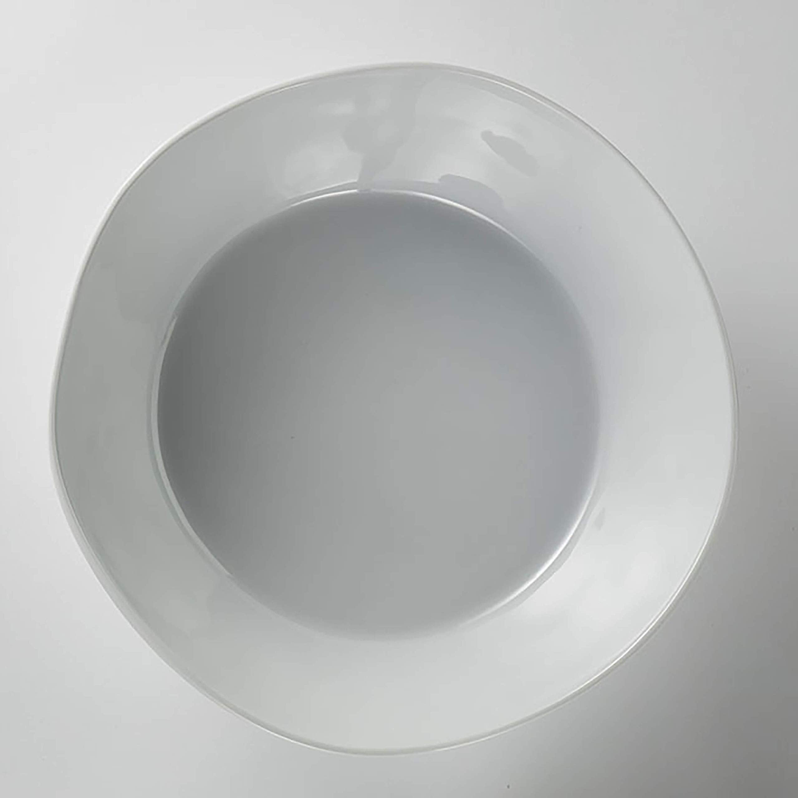 American Metalcraft Cbl185Cl Round Melamine Serving Bowl, Crave Collection, Cloud, 185-Ounces