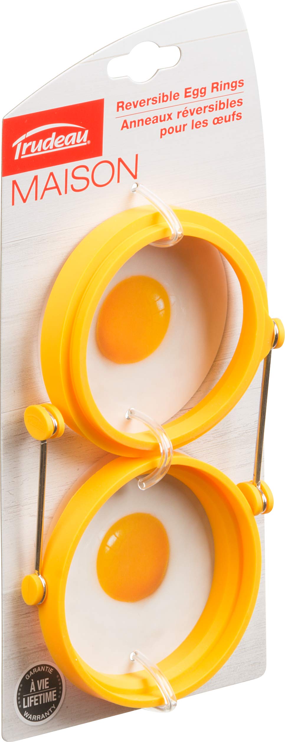 Trudeau, Standard, Yellow Maison Set Of 2 Egg Rings (0537083)