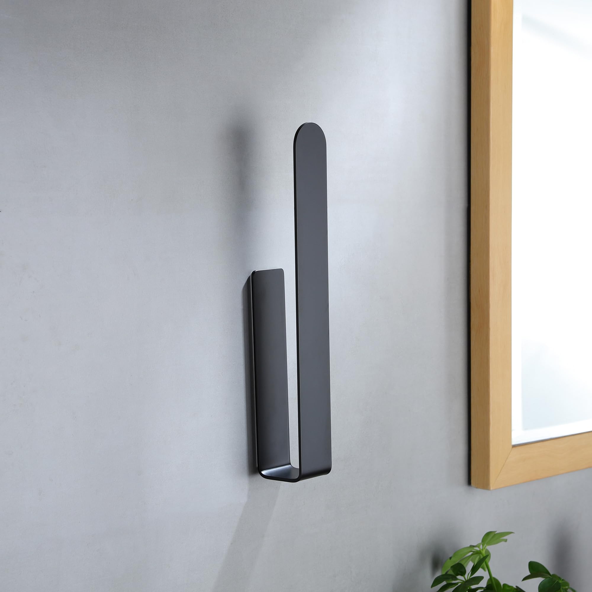 Taozun Adhesive Towel Holder - Hand Towel Rack For Bathroom, Stainless Steel Towel Rail Wall Mounted, 12-Inch Guest Towel Holder