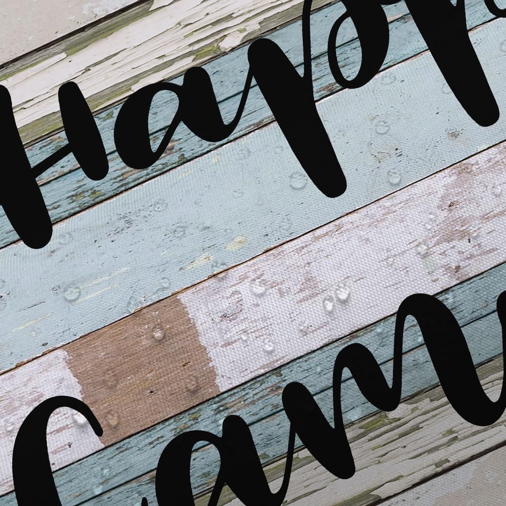 Rv Shower Curtain, Camper Shower Curtains For Travel Trailer, Camping Shower Curtain Small Narrow Shorter Shower Curtains Set, C