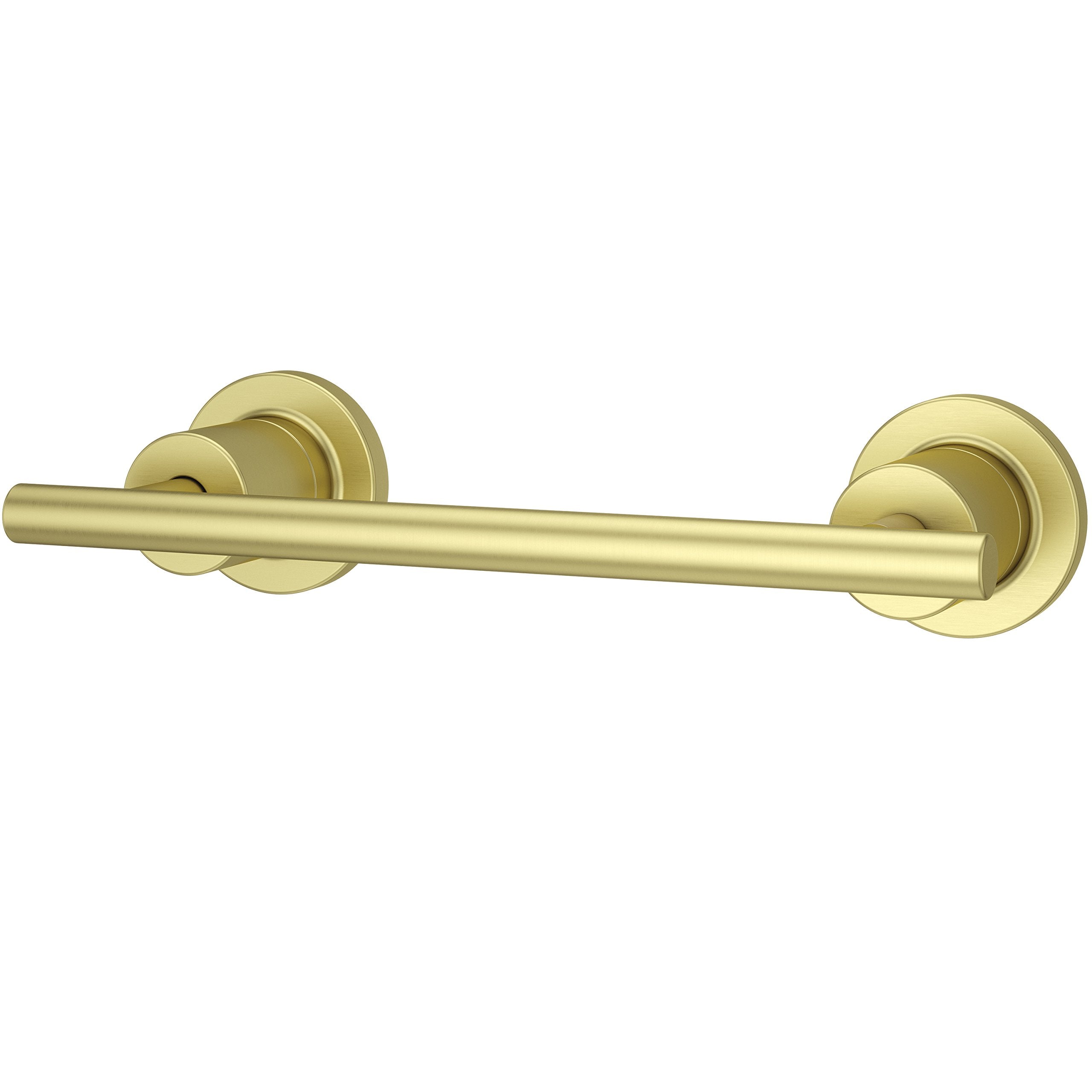 Pfister Contempra Toilet Paper Holder, Bathroom Tissue Roll Holder, Wall-Mounted, Screw-In, Brushed Gold Finish, BPHNC1BG