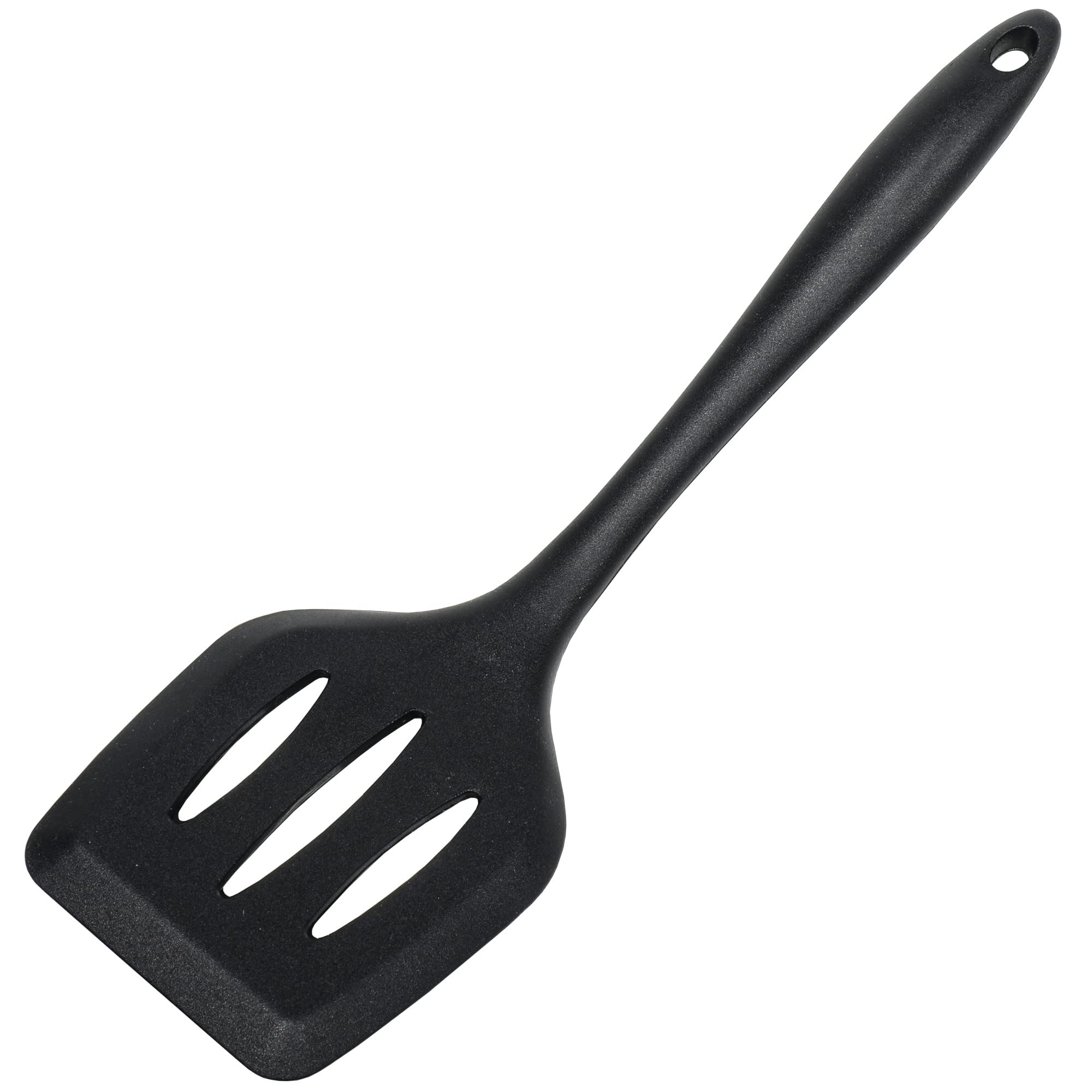Chef Craft Premium Silicone Spatula/Turner, 11.75 Inch, Black