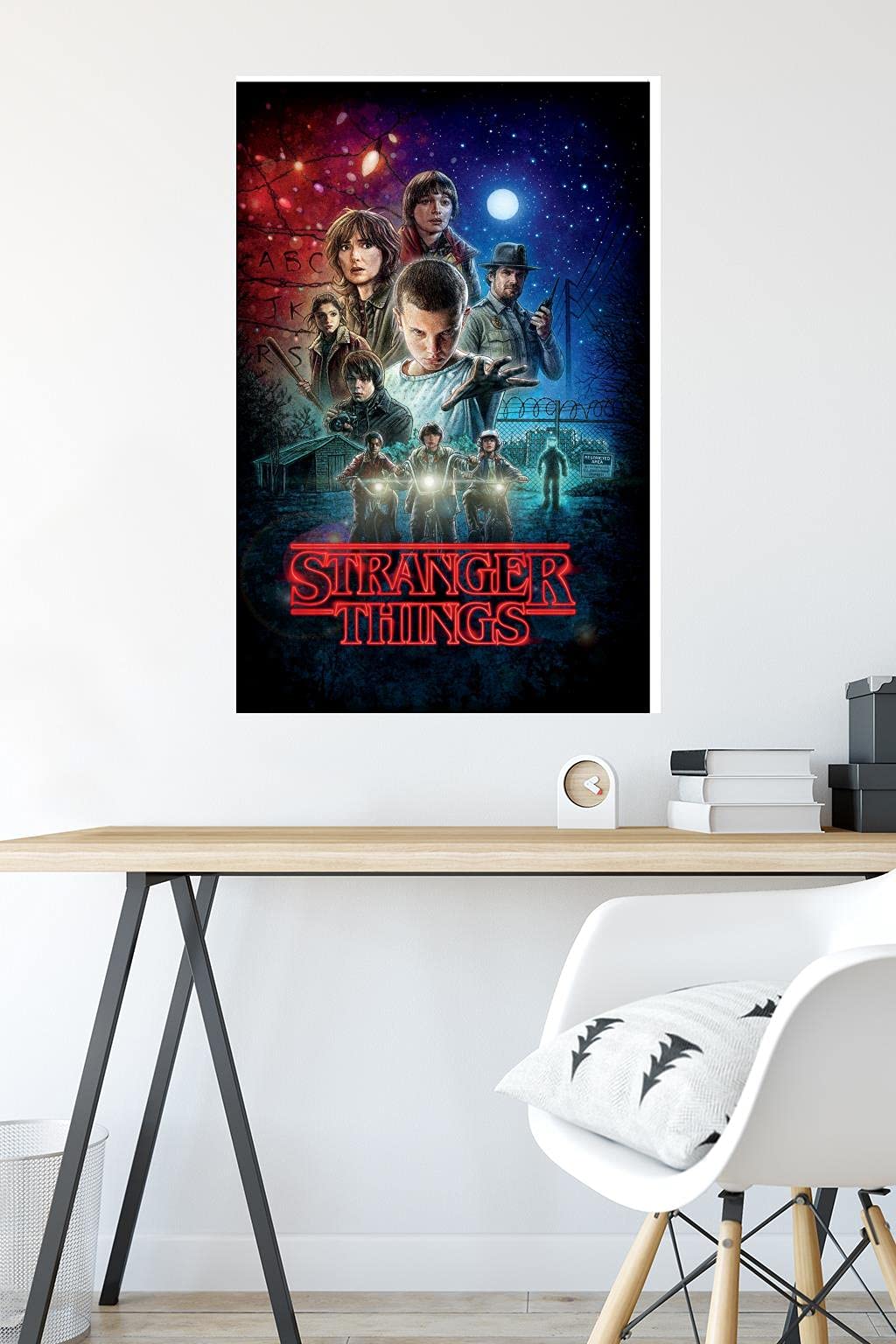 Trends International Netflix Stranger Things - One Sheet Wall Poster, 22.375'' X 34'', Premium Unframed