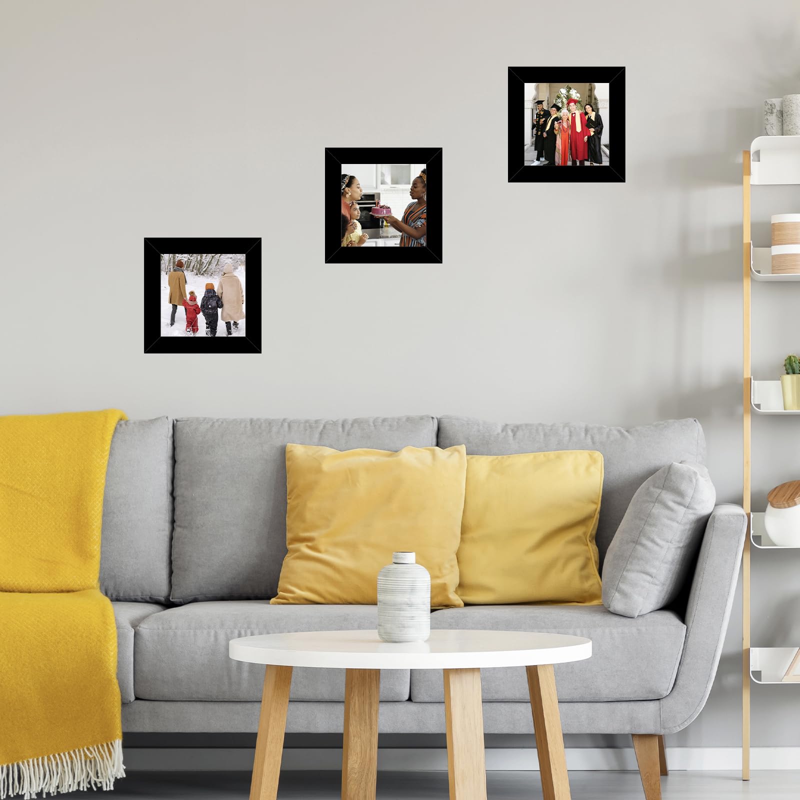 JCJMY 19.25x26.75 Puzzles Frame Set of 2, Display 18x24 with Mat or 19.25 x 26.75 without, Wall Hanging 19.25 by 26.75 Picture F