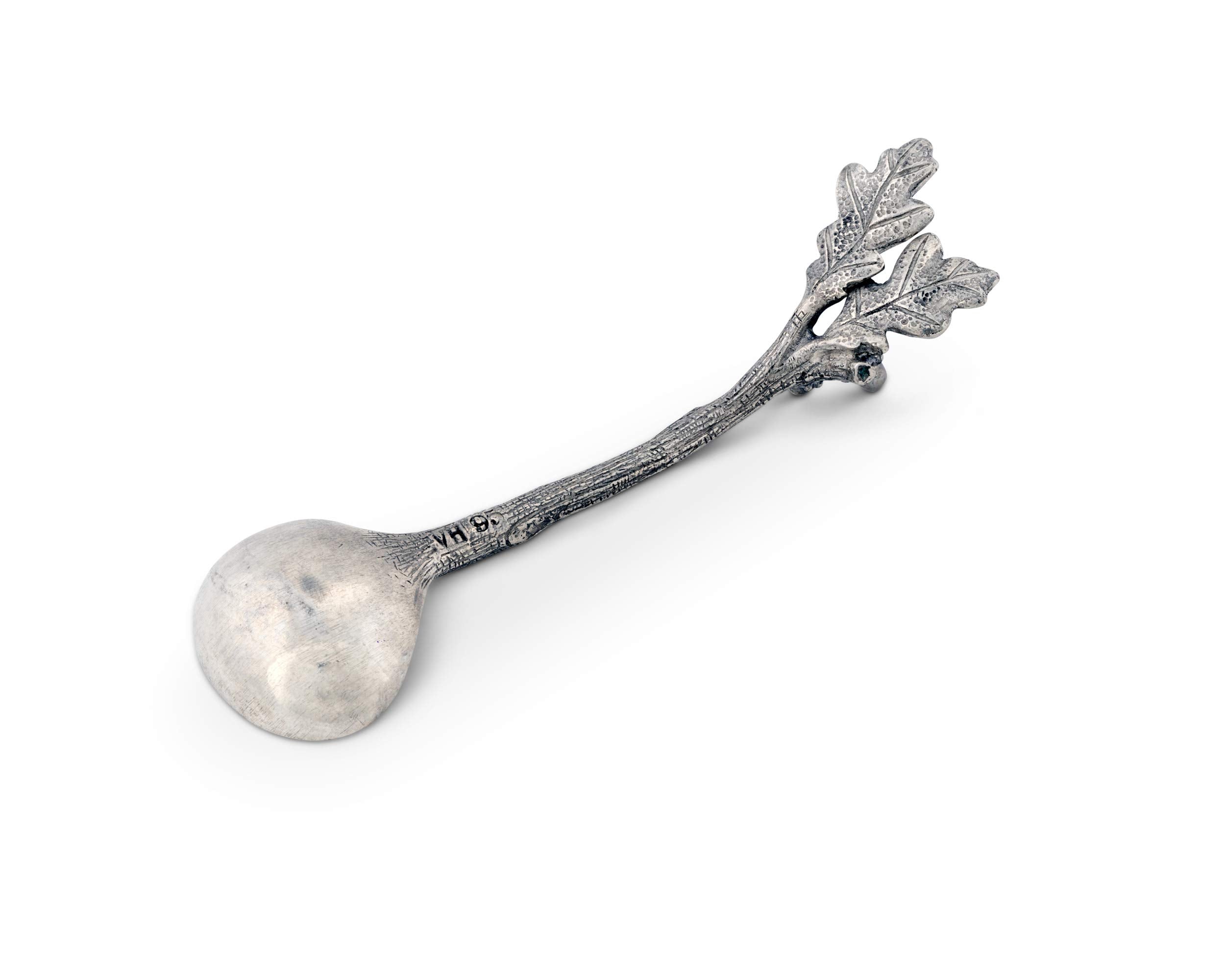 Vagabond House Small Solid Pewter Acorn Ladle/Sauce/Serving Spoon 4.5 Inch Long