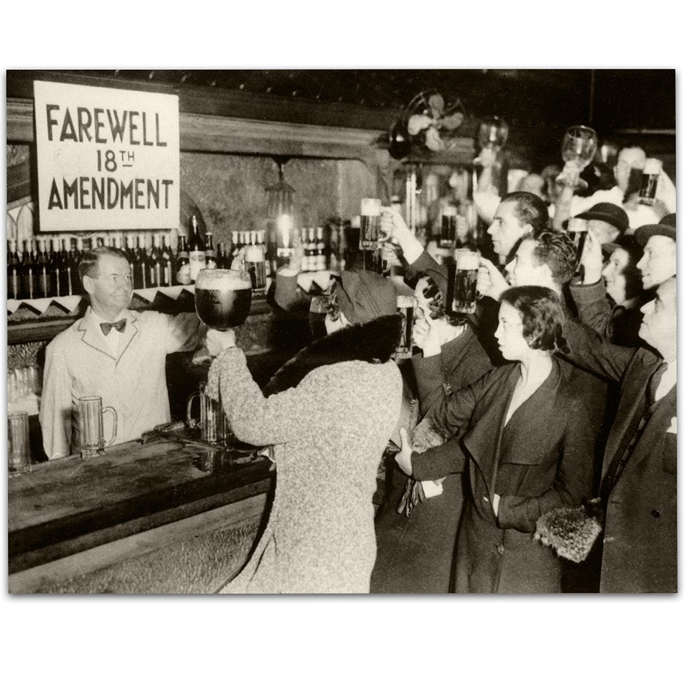 End Of Prohibition - Vintage Wall Art - 11X14 Unframed Art Speakeasy Prohibition Decor Vintage Art Print - Makes A Great Man Cav