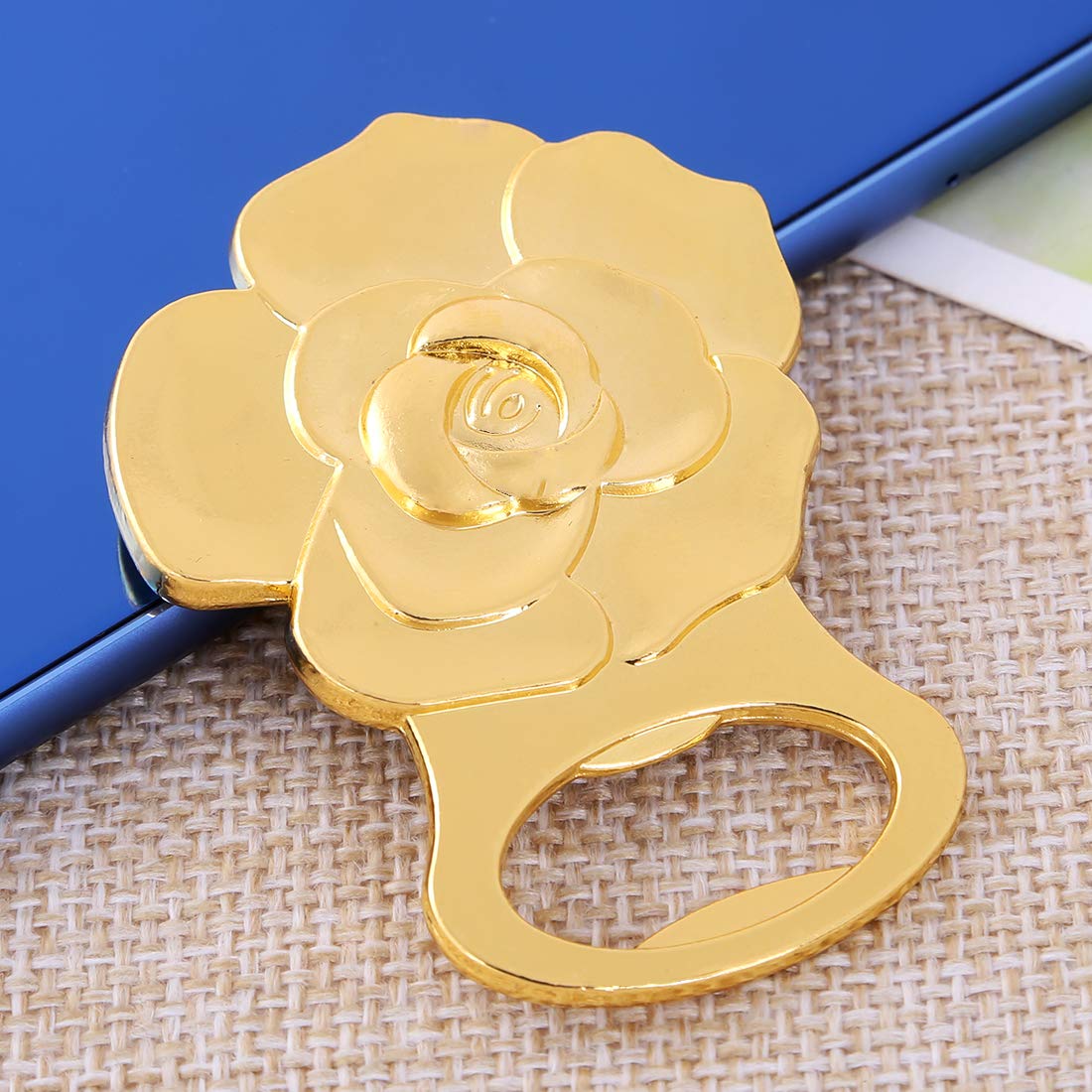 12 Pcs Gold Rose Love Bottle Opener Wedding Favors Gifts With Exquisite Packaging Box Wedding Gifts For Guests Engagement Annive