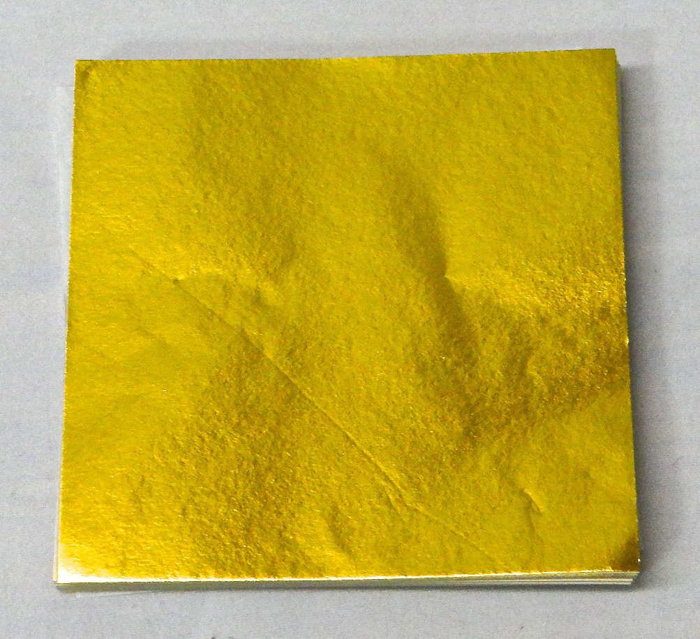 Candy Molds N More Gold Confectionery Foil Wrappers, 125 Sheets (6'' X 6'')