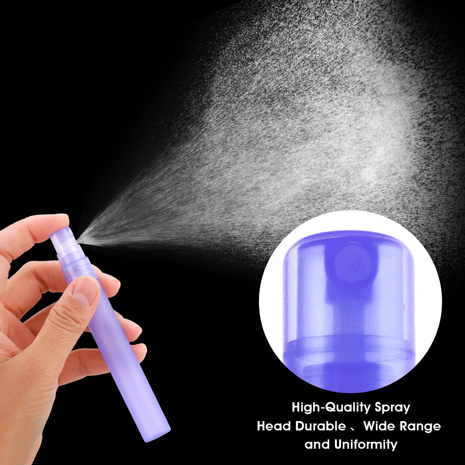 Cobee Mini Portable Spray Bottles, Refillable Perfume Bottles Travel Size Small Sample Empty Bottle Containers Travel Outings Sp