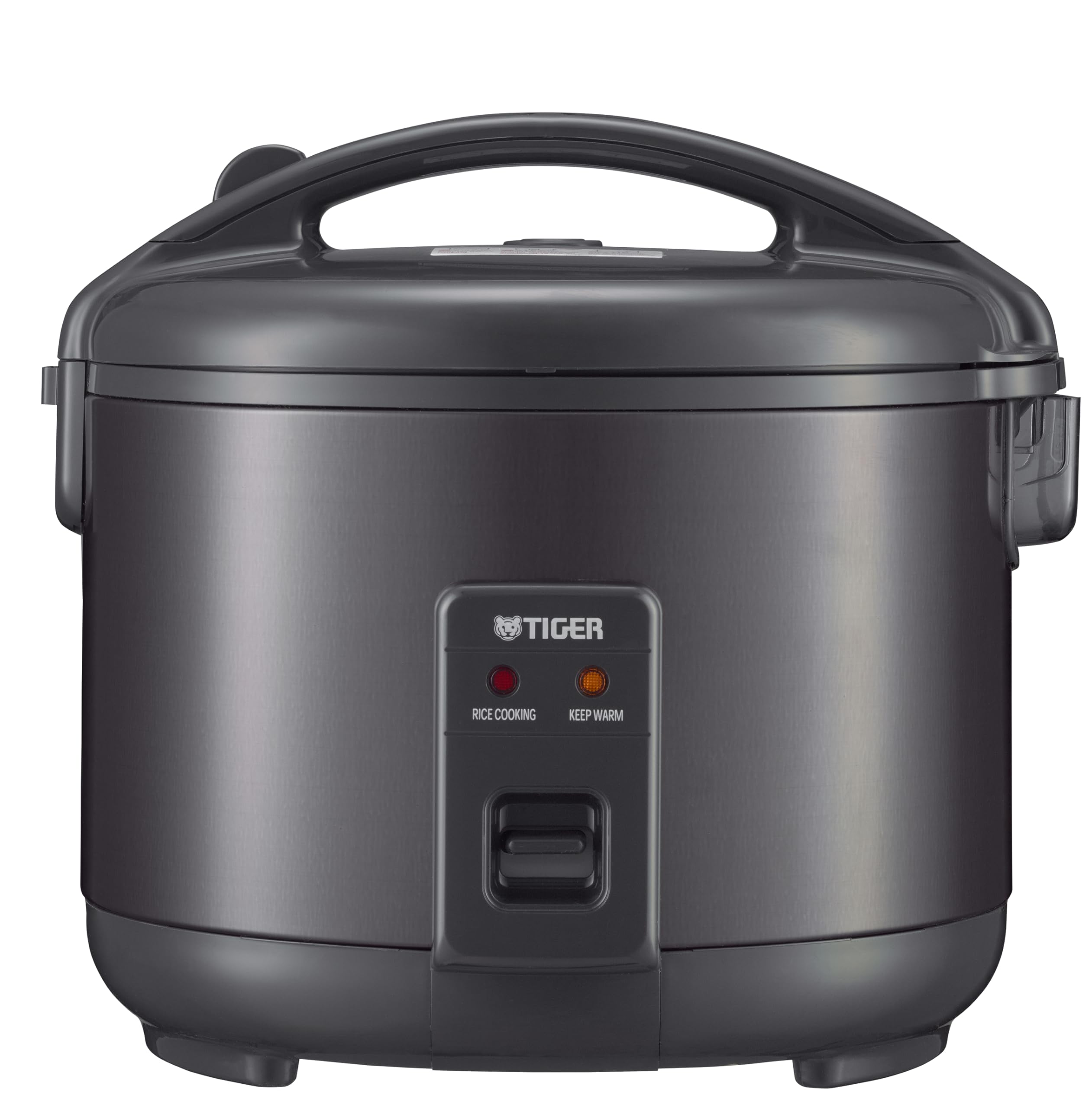 Tiger JNP-S15U-KY 8 Cup Capacity White Rice Cooker with Non-Stick Inner Pot, Retractable Power Cord, and Keep Warm up to 12 hour