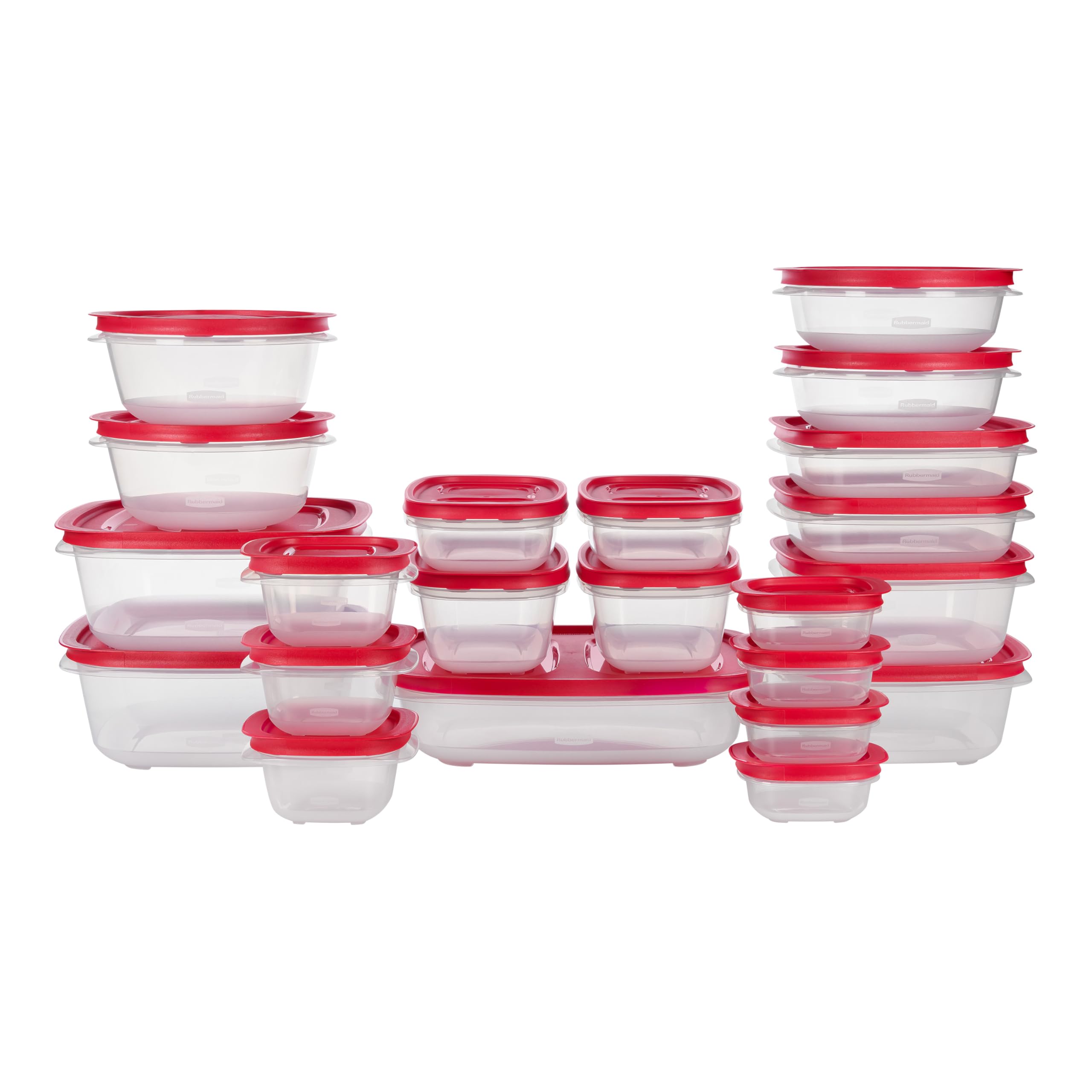 Rubbermaid EasyStore Containers, 44-Piece Set, Food Storage Containers, Food Storage Containers with Lids
