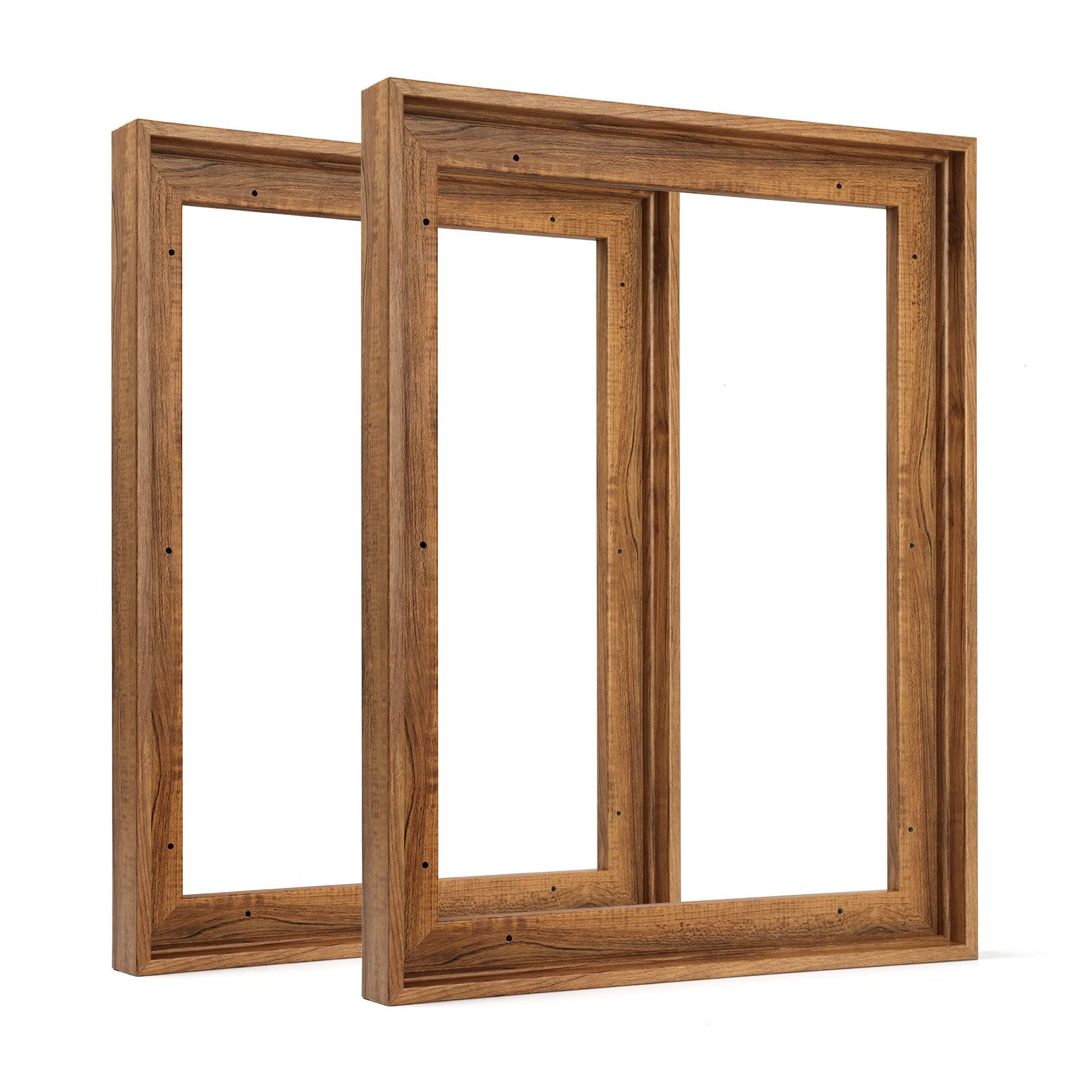 Folkor Floating Frame For 16X24 Inch Canvas Painting With 0.6-0.8'' Deep, 2 Pack Floater Frame For Canvas Prints Pictures, Oil P