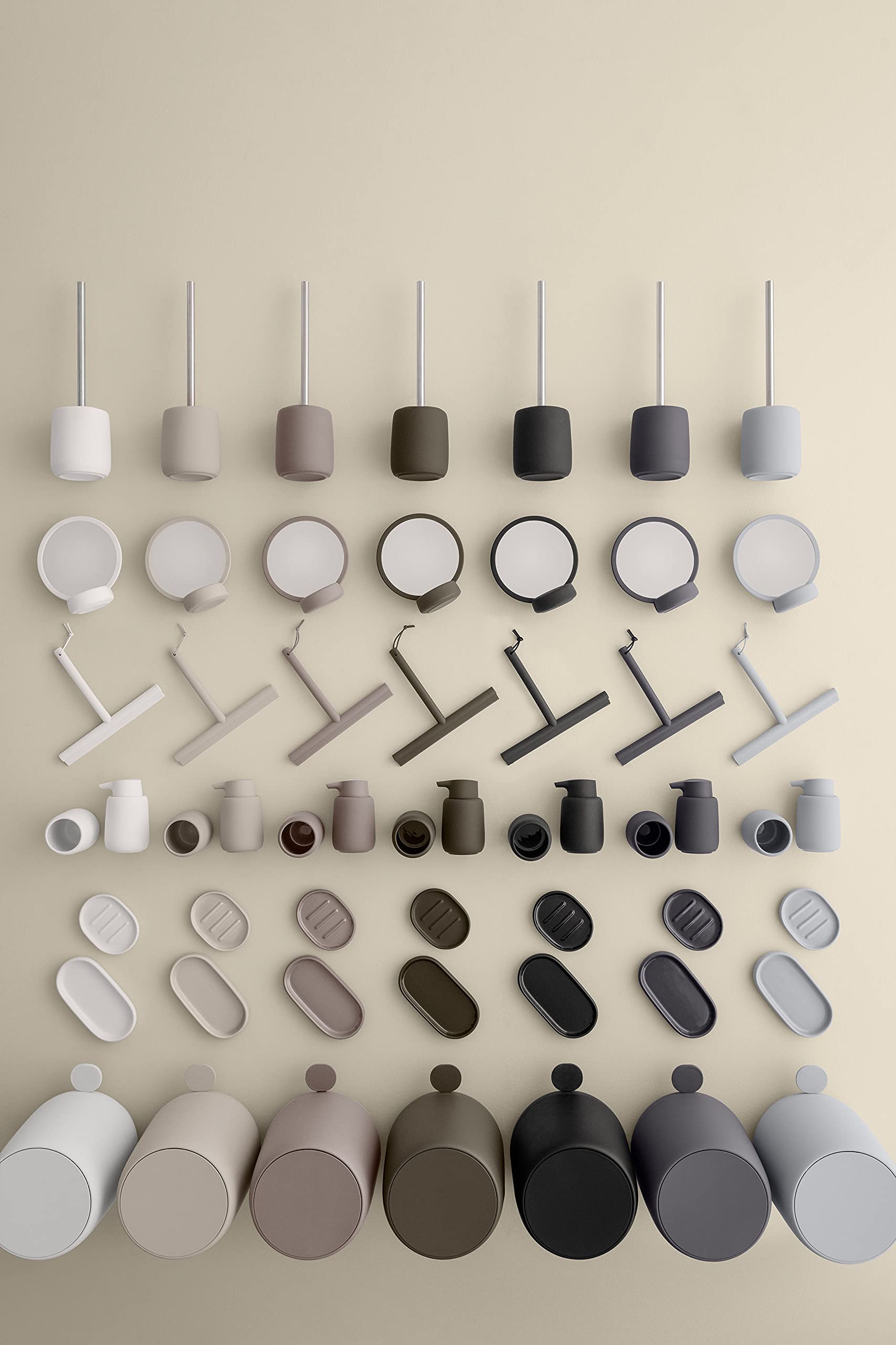 Blomus Toothbrush Mug, Ceramic And Silicone, Magnet, H 11 Cm,  8,5 Cm, V 0,3 L