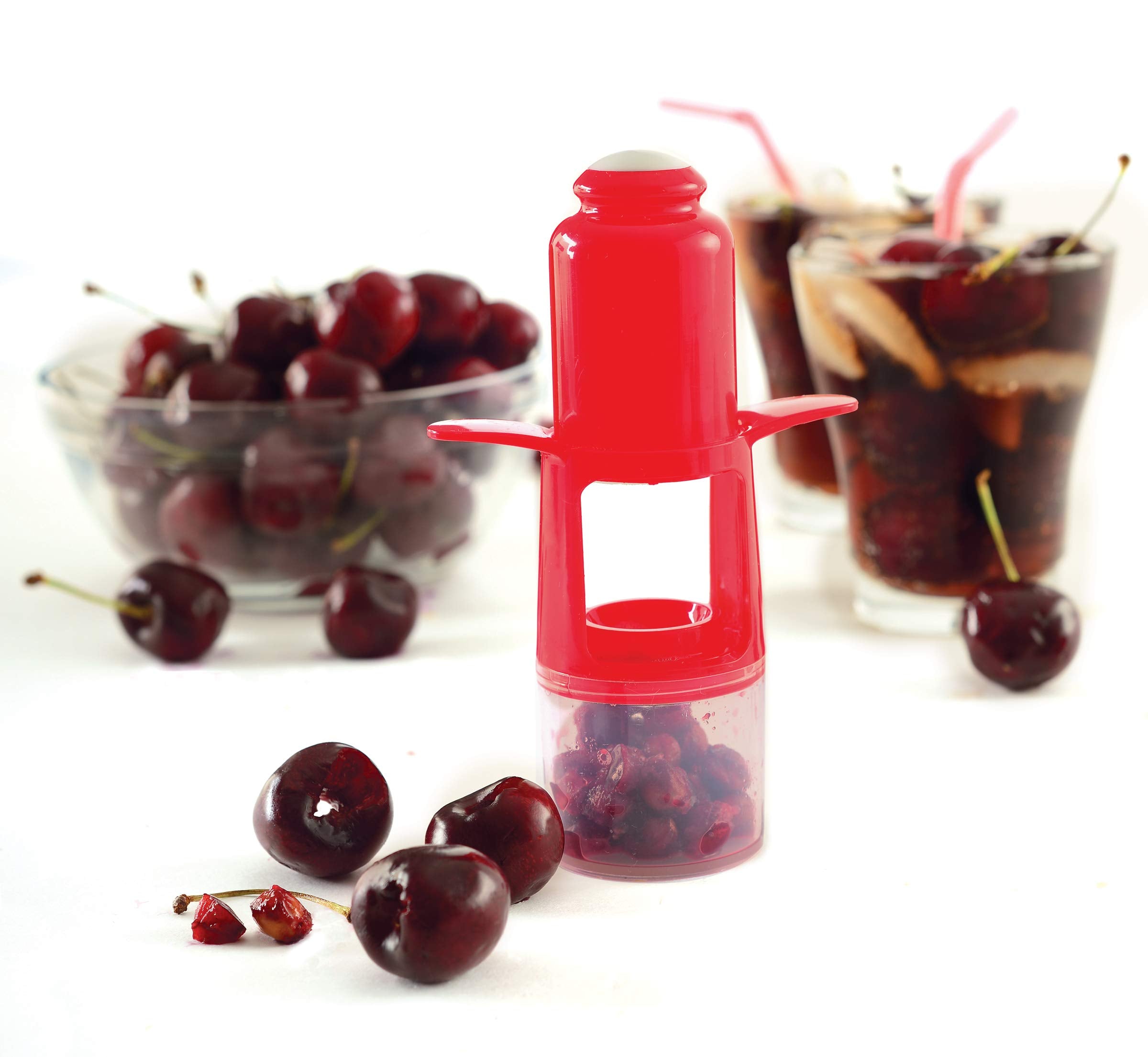 Norpro Cherry Olive Pitter With-Cup And Shield