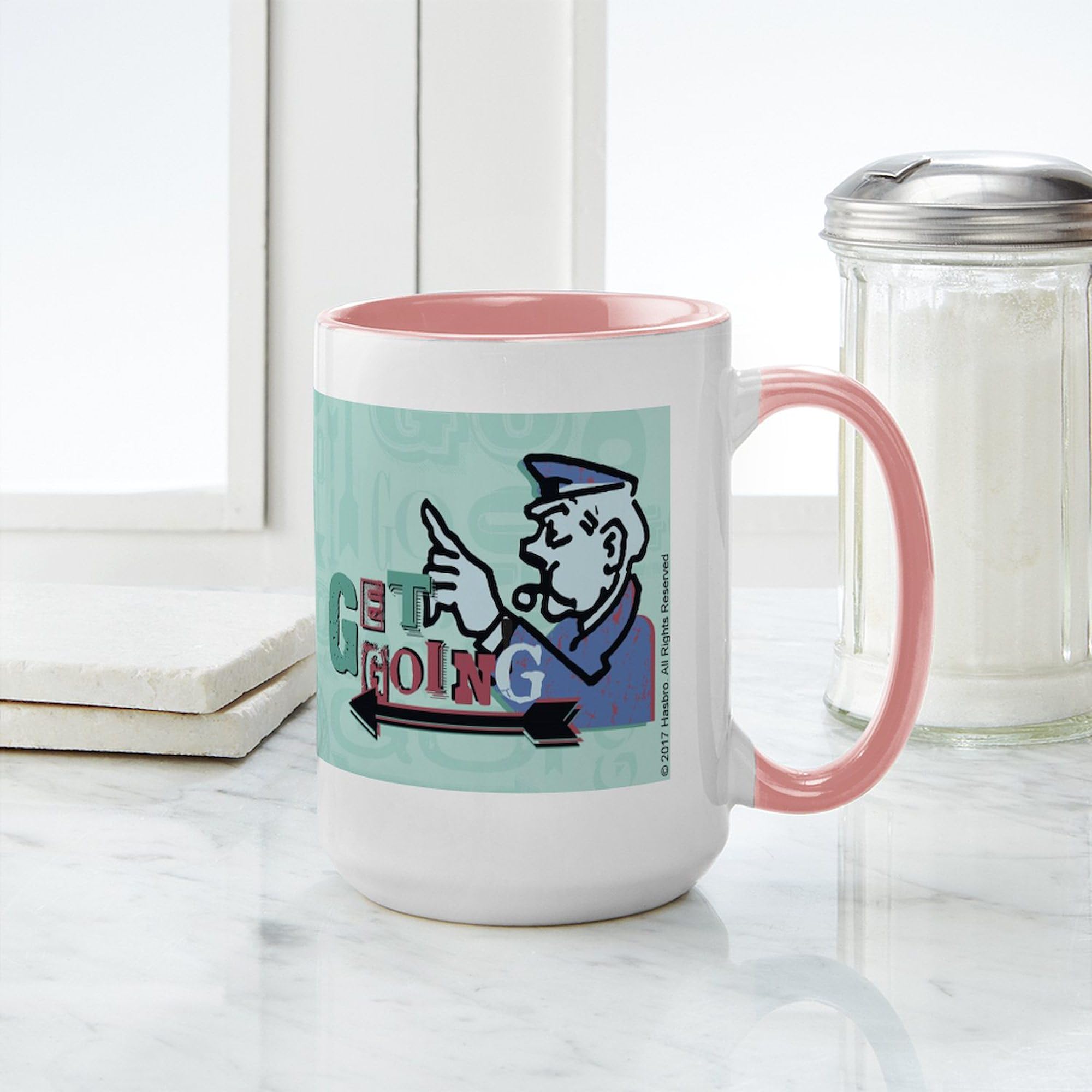 CafePress Monopoly Get Going Mugs 15 oz (444 ml) Ceramic Coffee Mug