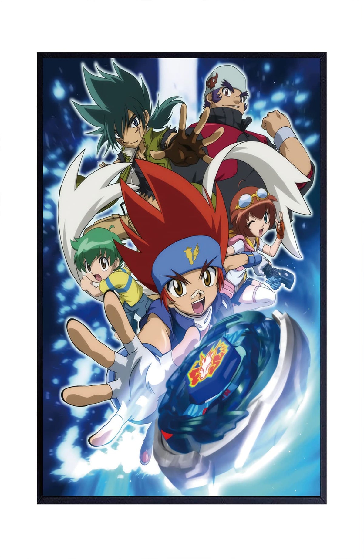 Christ-Ez Anime Cartoons Beyblade Metal Fusion Cool Wall Decor Art Print Posters For Room Aesthetic- Matte Poster Frameless Gift