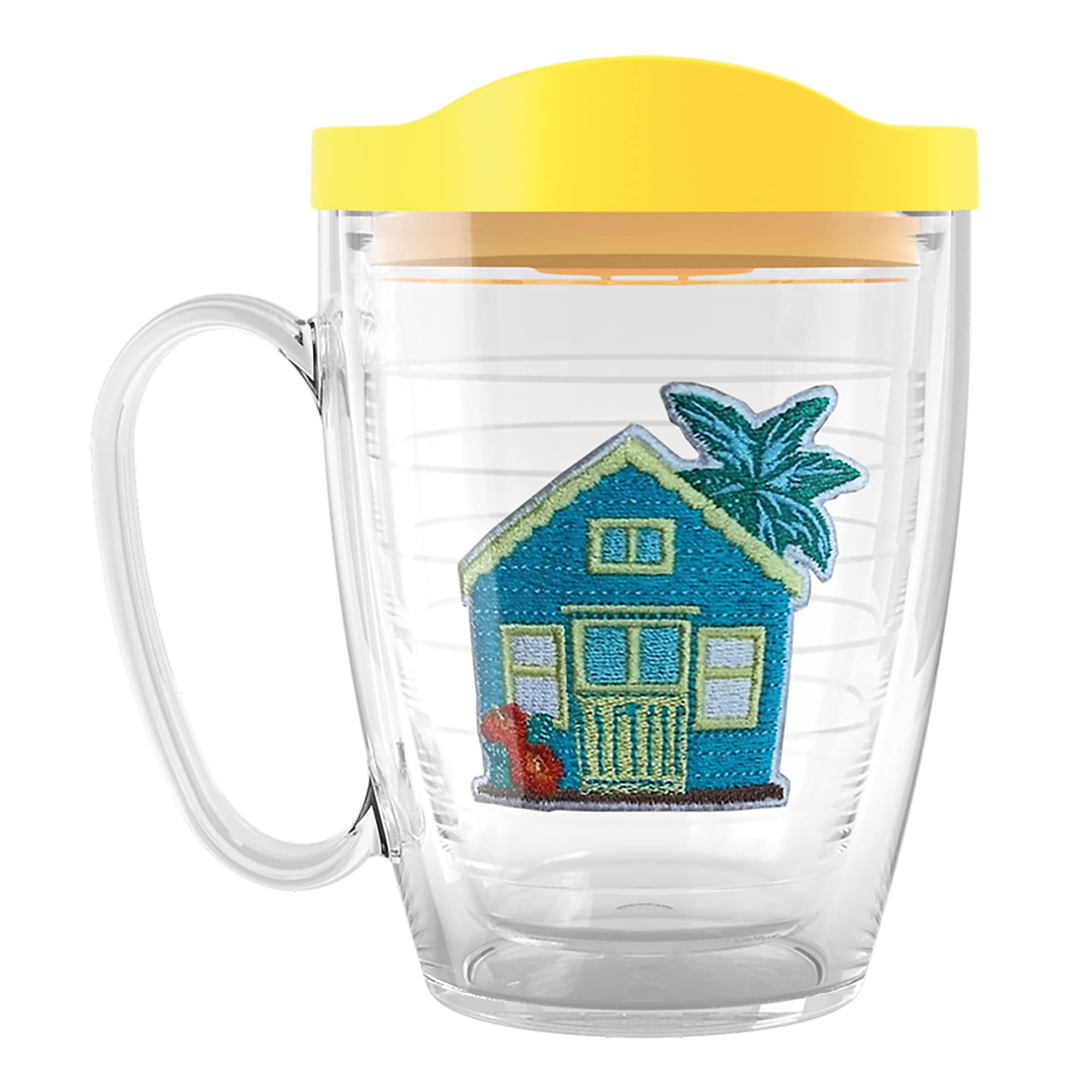 Tervis Made In Usa Double Walled Beach House Retreat Collection Insulated Tumbler Cup Keeps Drinks Cold & Hot, 16Oz Mug, Margari