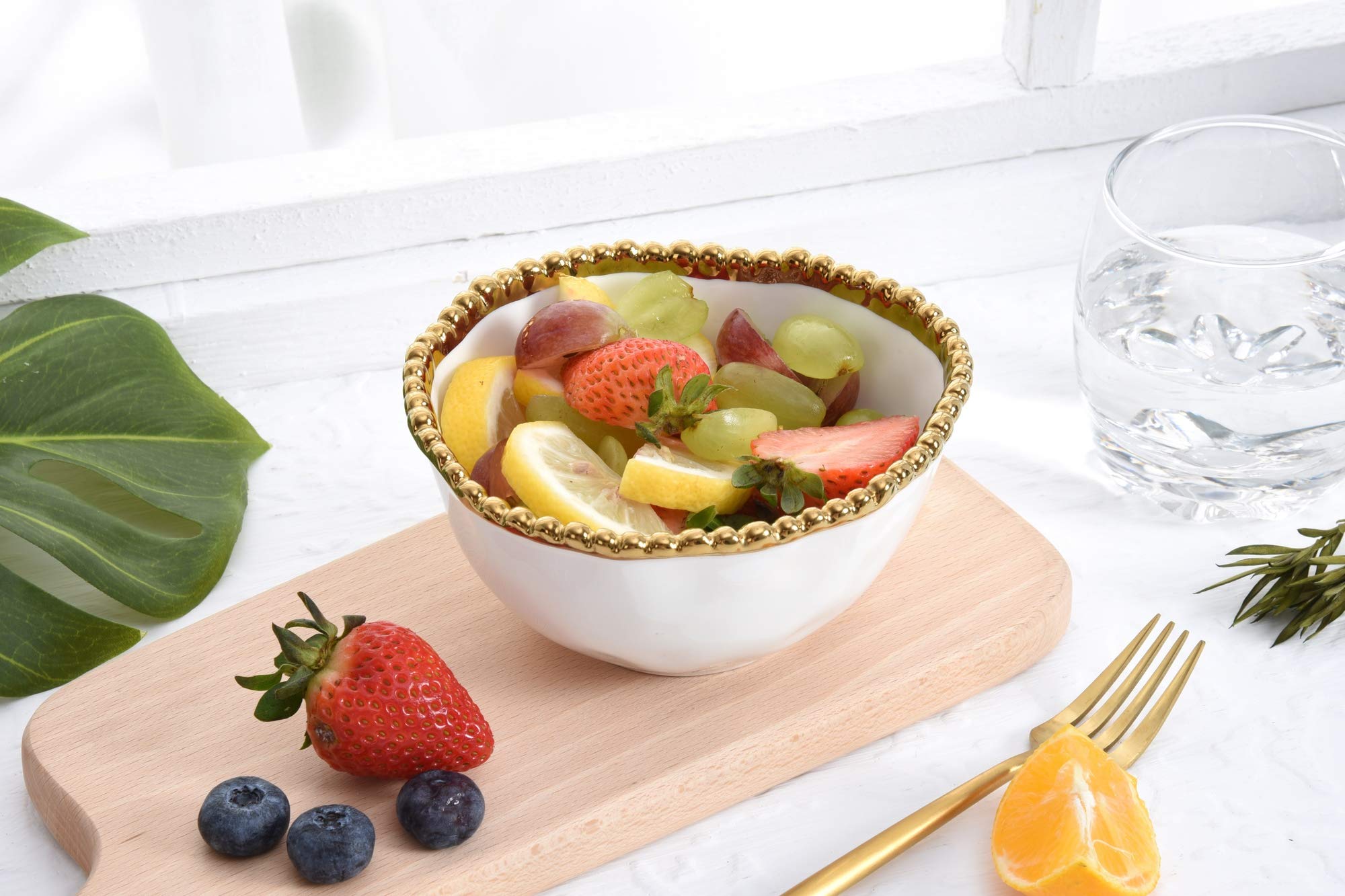 Pampa Bay Golden Salerno Porcelain Small Bowl