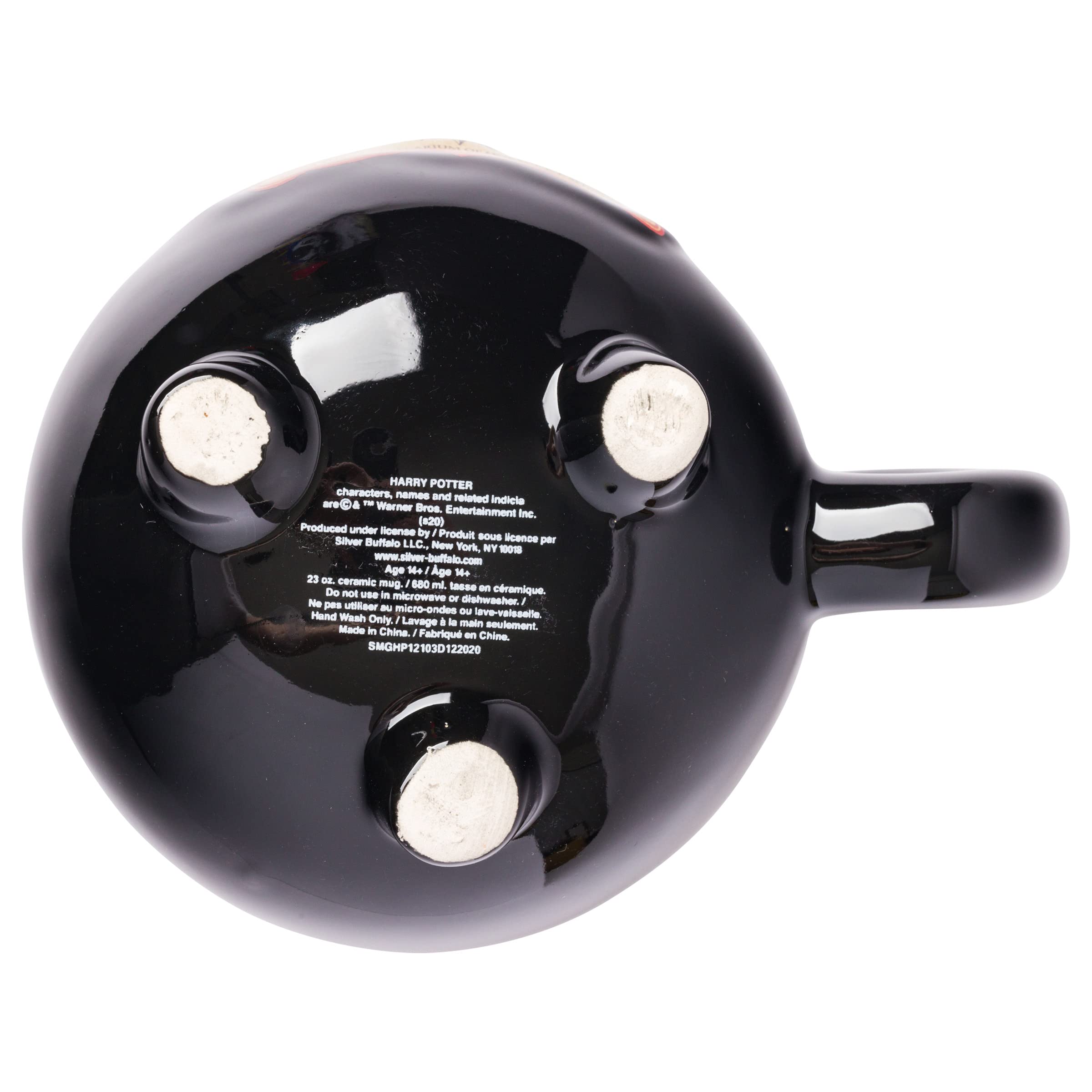 Silver Buffalo Warner Bros Harry Potter Polyjuice Potion Cauldron 3D Sculpted Ceramic Coffee Mug, 20 Ounces