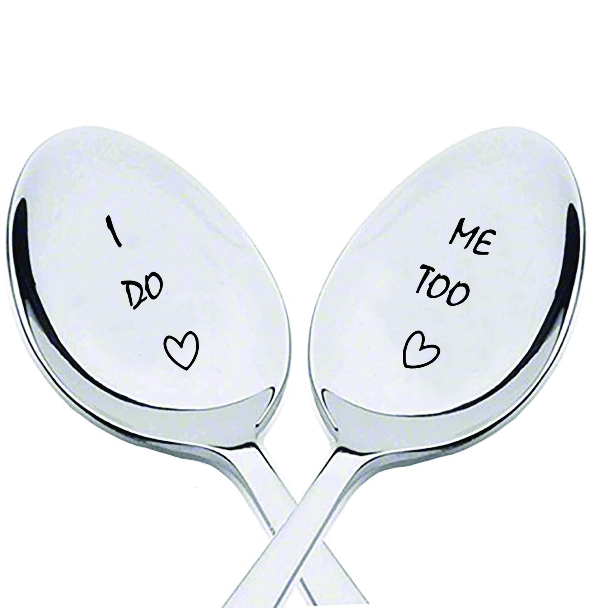 I Do Me Too With Little Heart To Impressing Gift For Husband Gift For Wife Wedding Shower Gift Cute Spoon Gift Engagement Gift P