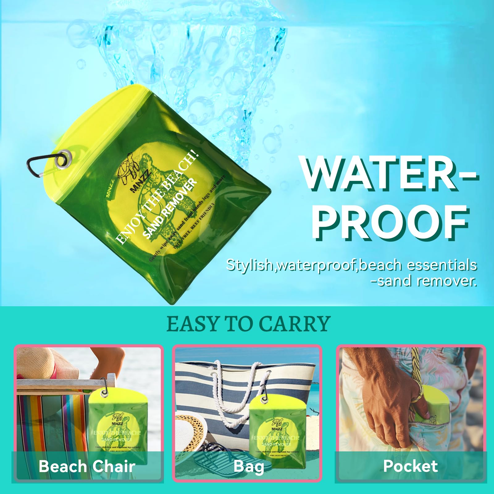 Beach Sand Remover Sand Eraser Kids Women Men Family 2024 Summer Vacation Essentials Cruise Must Haves Day Travel Accessories Su