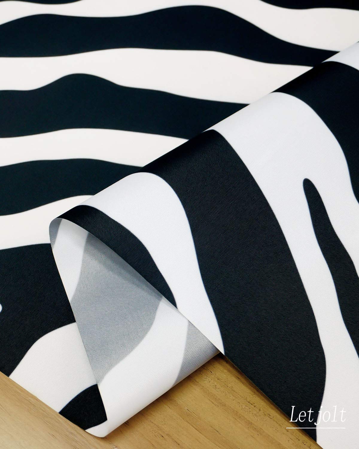 Zebra Table Runner Black And White Striped Texture For Winter Dinner Jungle Theme Birthday Parties Supplies Indoor Outdoor Party