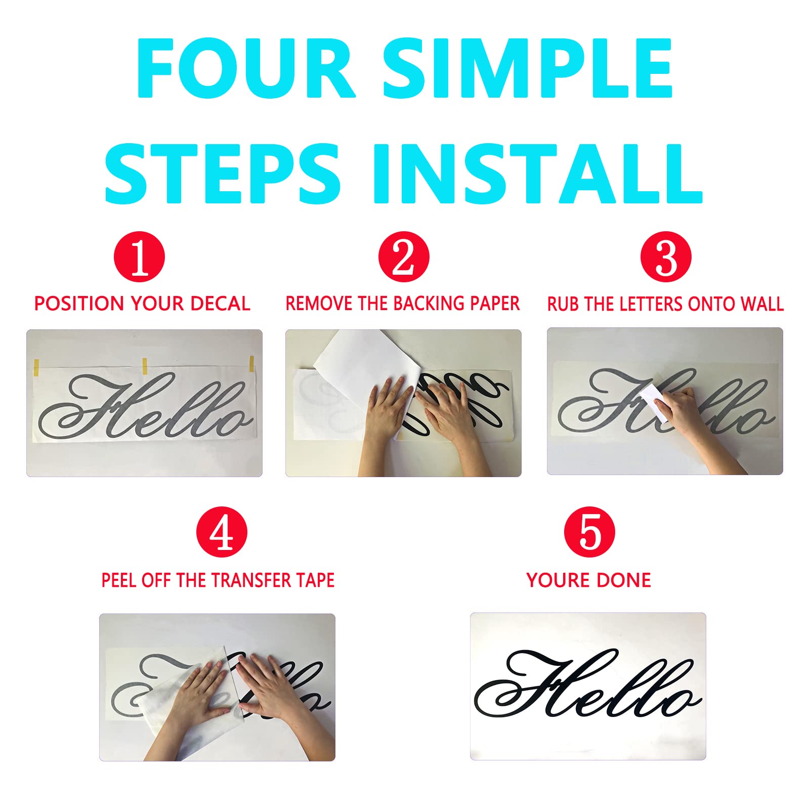 Bathroom Wall Stickers, Nautical Wall Decals, (Easy To Apply), Wall Decor Vinyl Art Life Quotes Sayings Inspirational Motivation