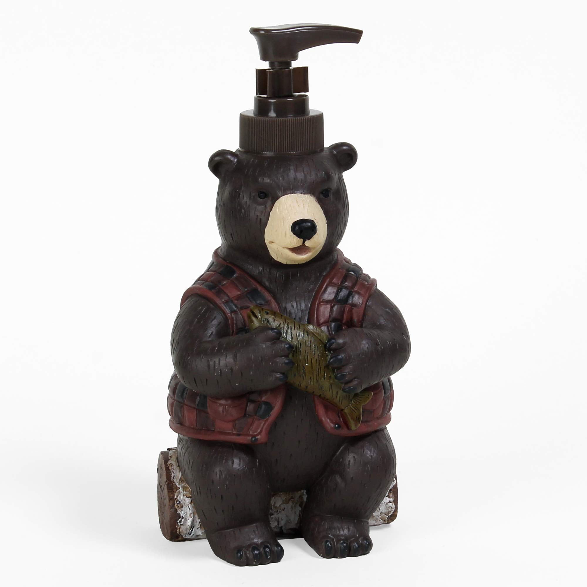 Skl Home Yellowstone Sundance Soap Dispenser, Brown