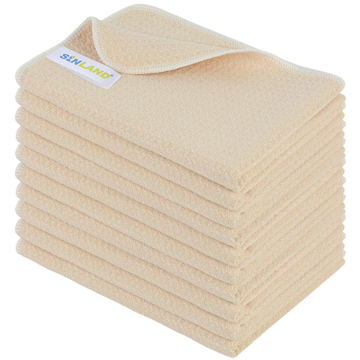 Sinland Microfiber Dish Towels For Drying Dishes Premium Sublimation Blank Towels Fast Drying Tea Towel Polyester Kitchen Towels