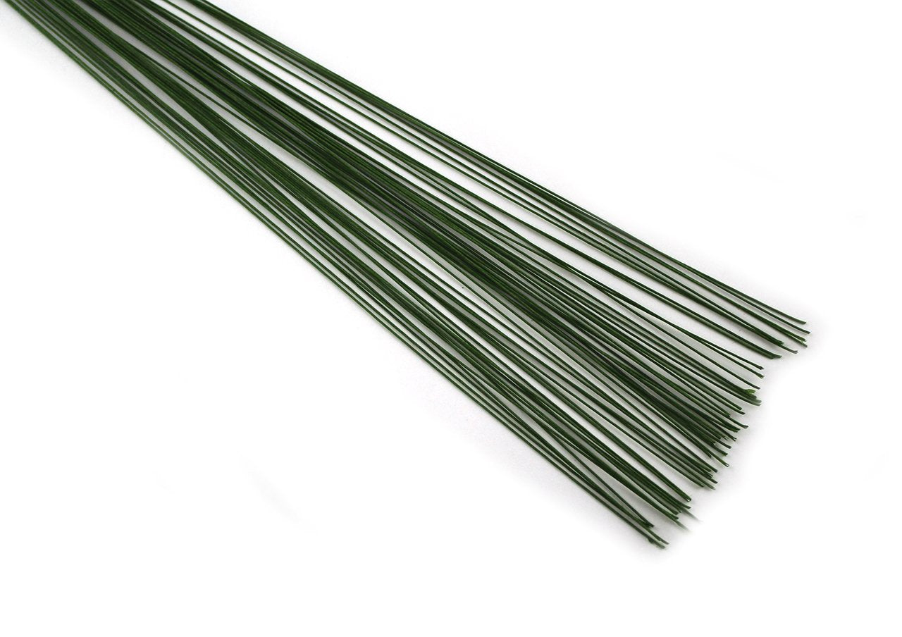 Pme Sugarcraft Floral Wires Green 26 Gauge, 14 Inches Long, Pack Of 50