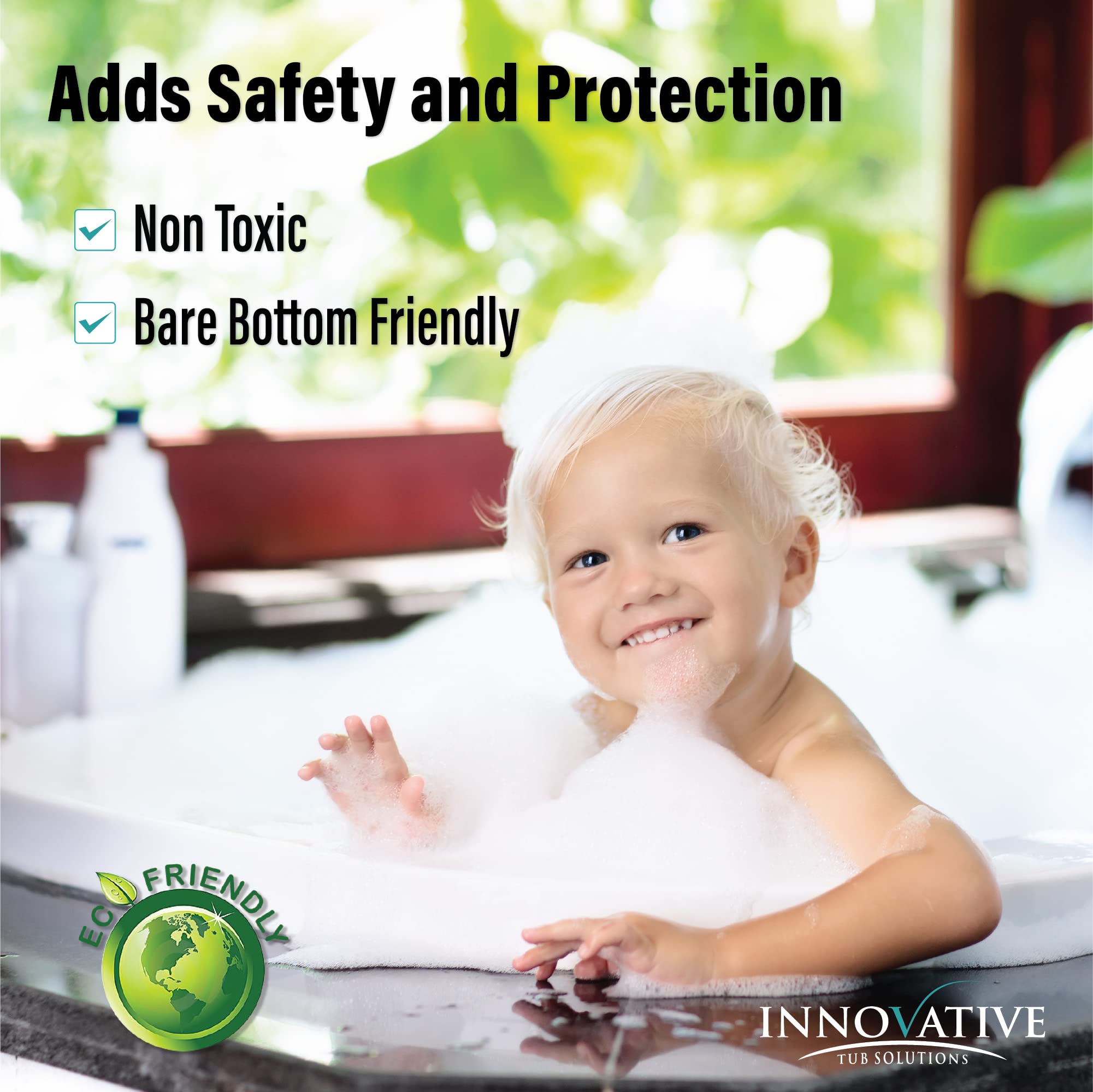 Tub Guard Anti Slip - White Bathtub & Shower Grip Textured Non Slip Coating For Slippery Tubs Or Shower Floors - 4 Oz. (2 Tubs O