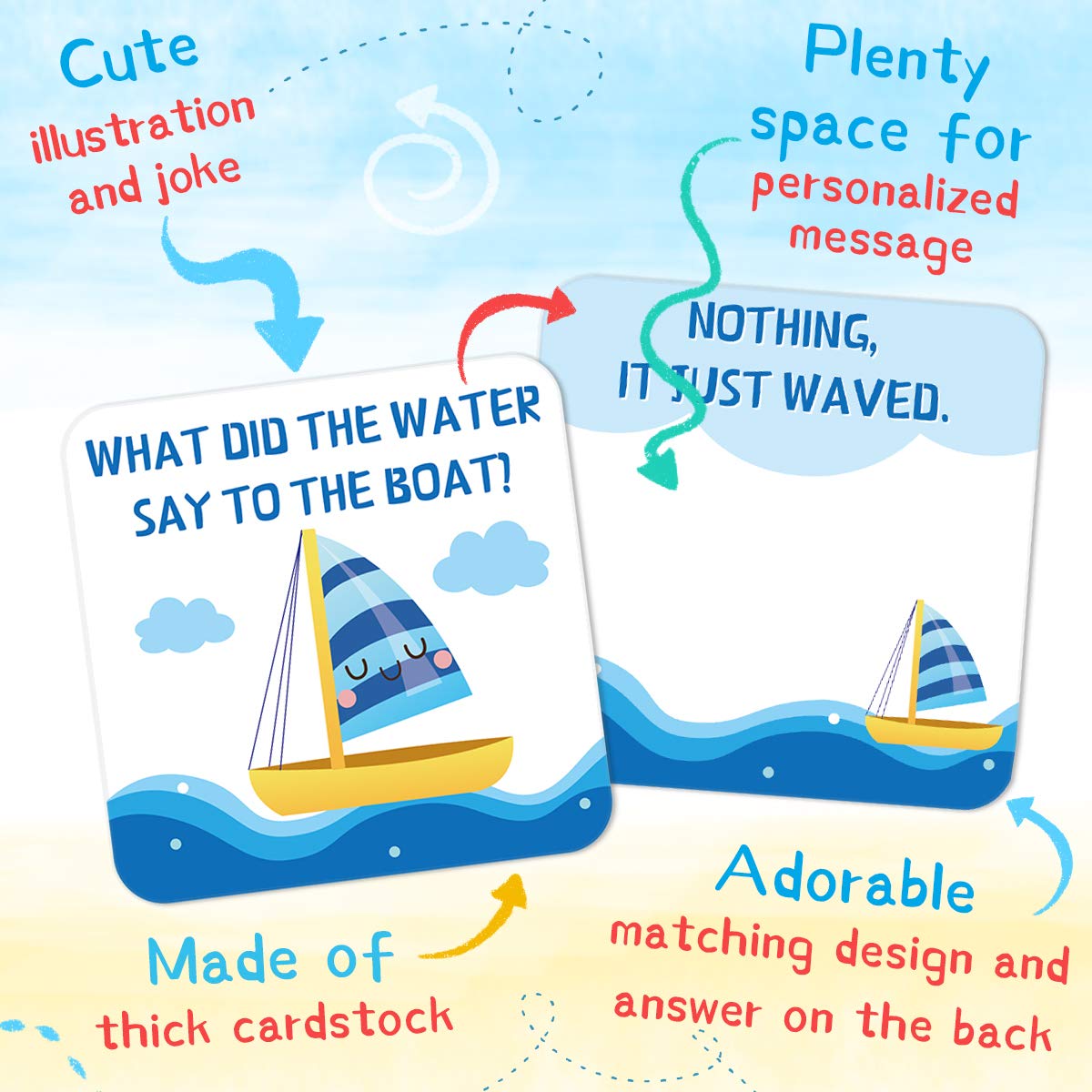 Fancy Land 60 Lunch Box Jokes For Kids Cute Lunchbox Notes Motivational And Inspirational Cards For Boys And Girls Lunchbox