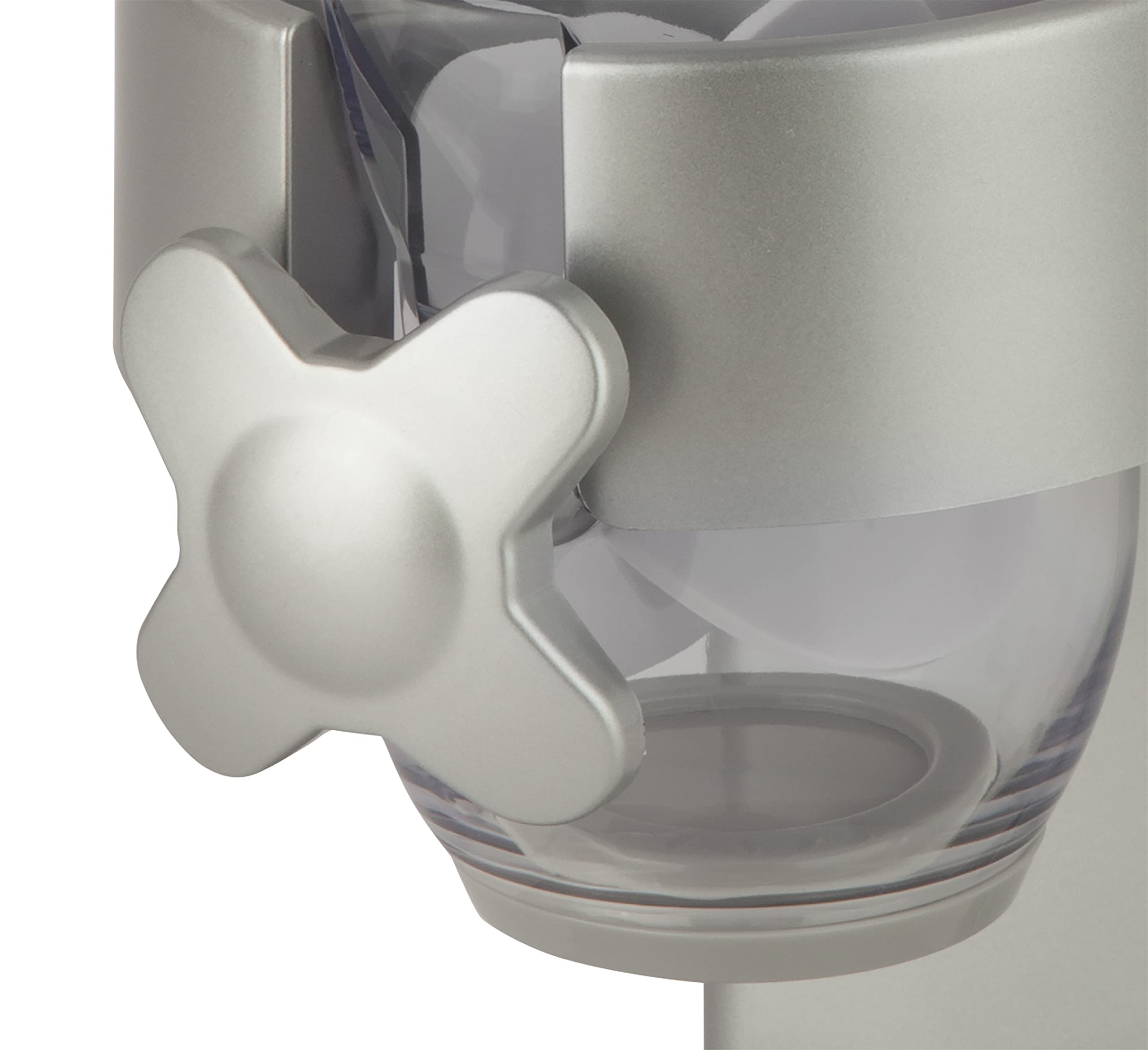 Zevro /Gat102 Indispensable Dry Food Dispenser, Single Control, Silver