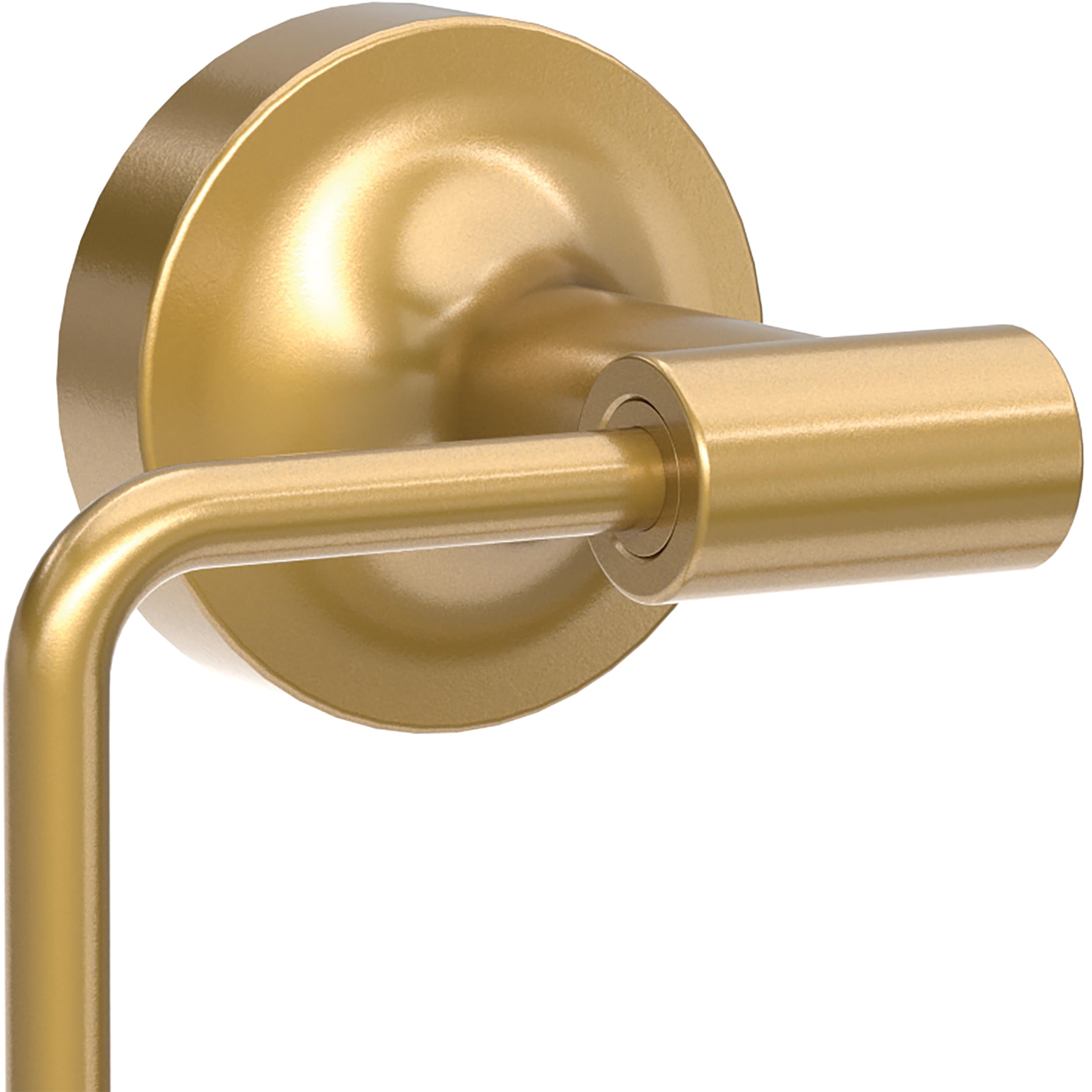 Franklin Brass Voisin (1-Pack) Toilet Paper Holder Satin Gold Tissue Roll Holder For Bathroom Organization And Storage Euro/Sing