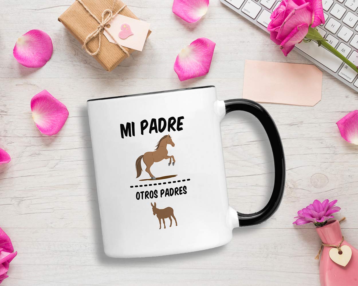 Casitika Regalos Para Papa. Tazas Para Cafe De Dia De Los Padres. 11 Oz Coffee Mug For Fathers Day In Spanish. Cups For Latin Da