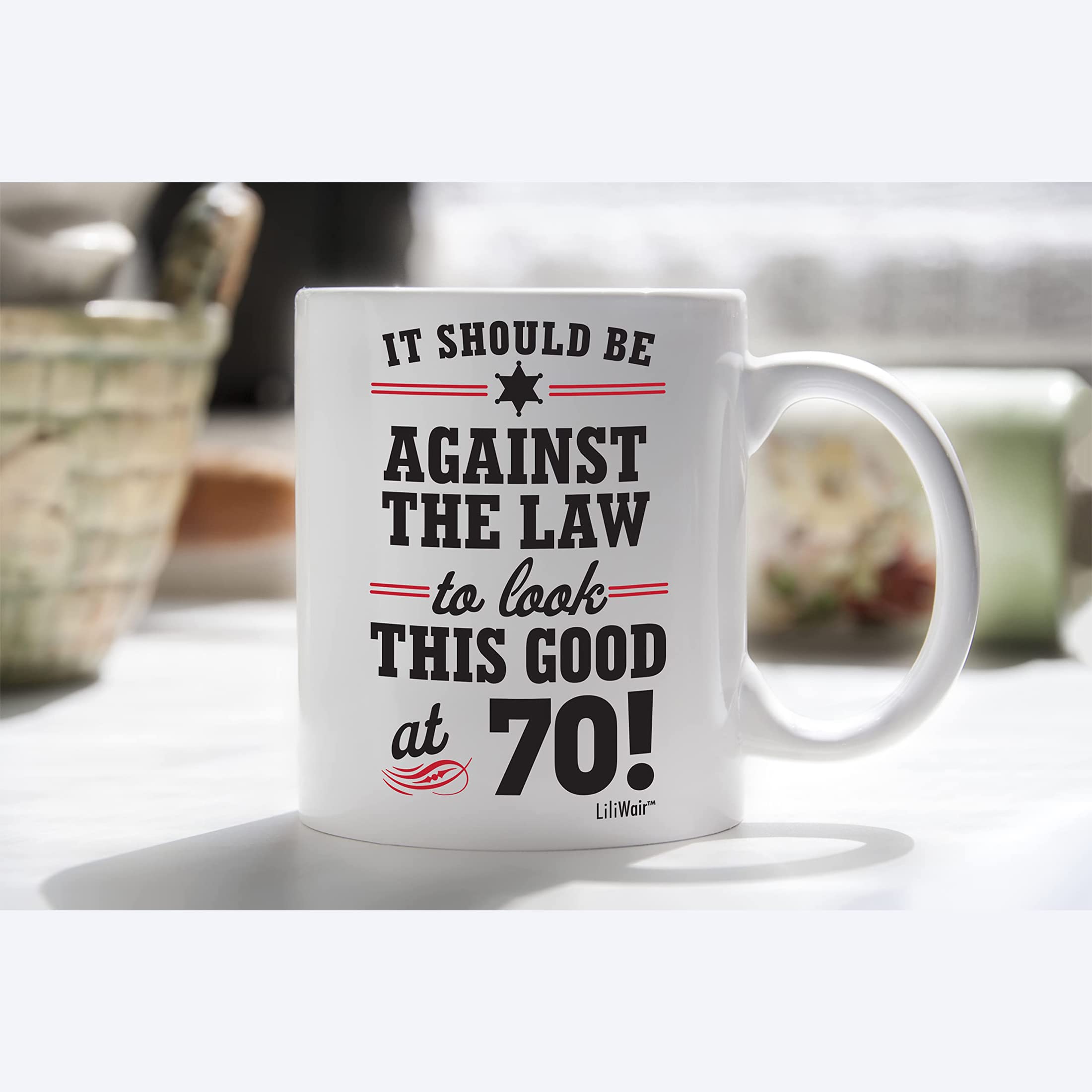 70Th Birthday Gifts For Women Seventy Years Old Men Gift Mugs Happy Funny 70 Mens Womens Womans Wives Female Man Best Friend 195