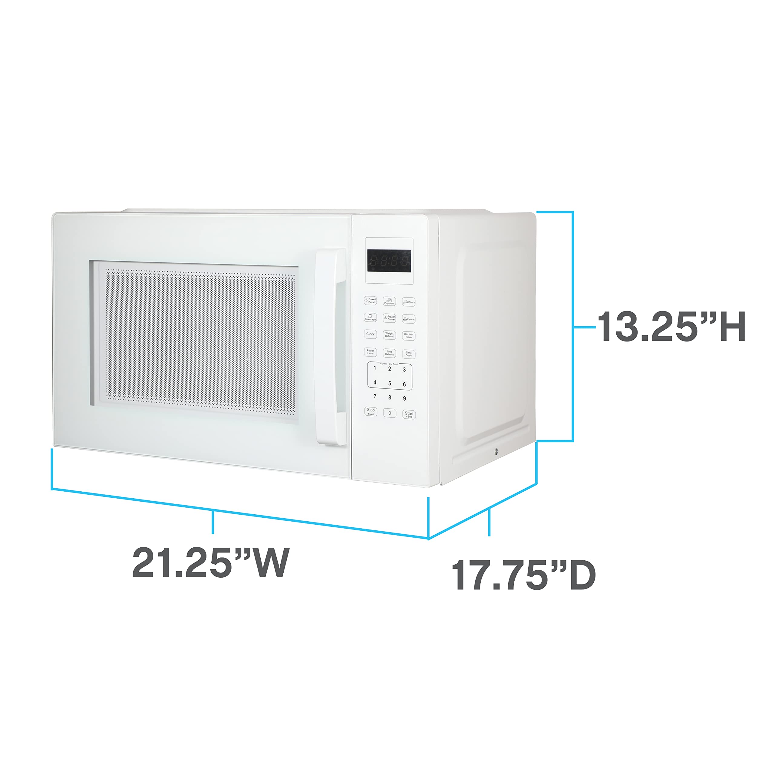 Avanti Mt150V0W Microwave Oven, 1.4-Cu.Ft, White