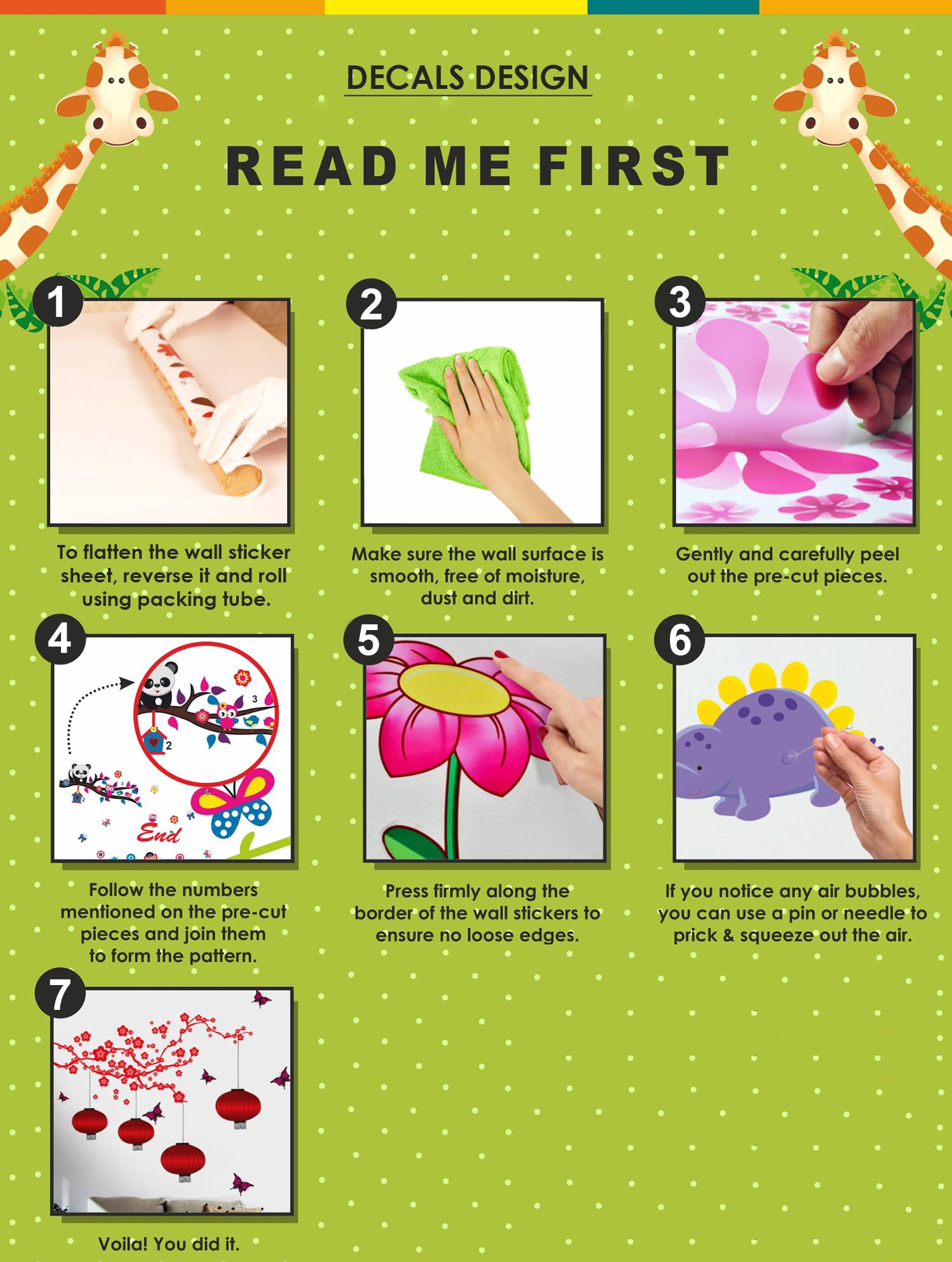 Decals Design Wall Sticker 'Artistic Tribal Ladies With Animals Nature'