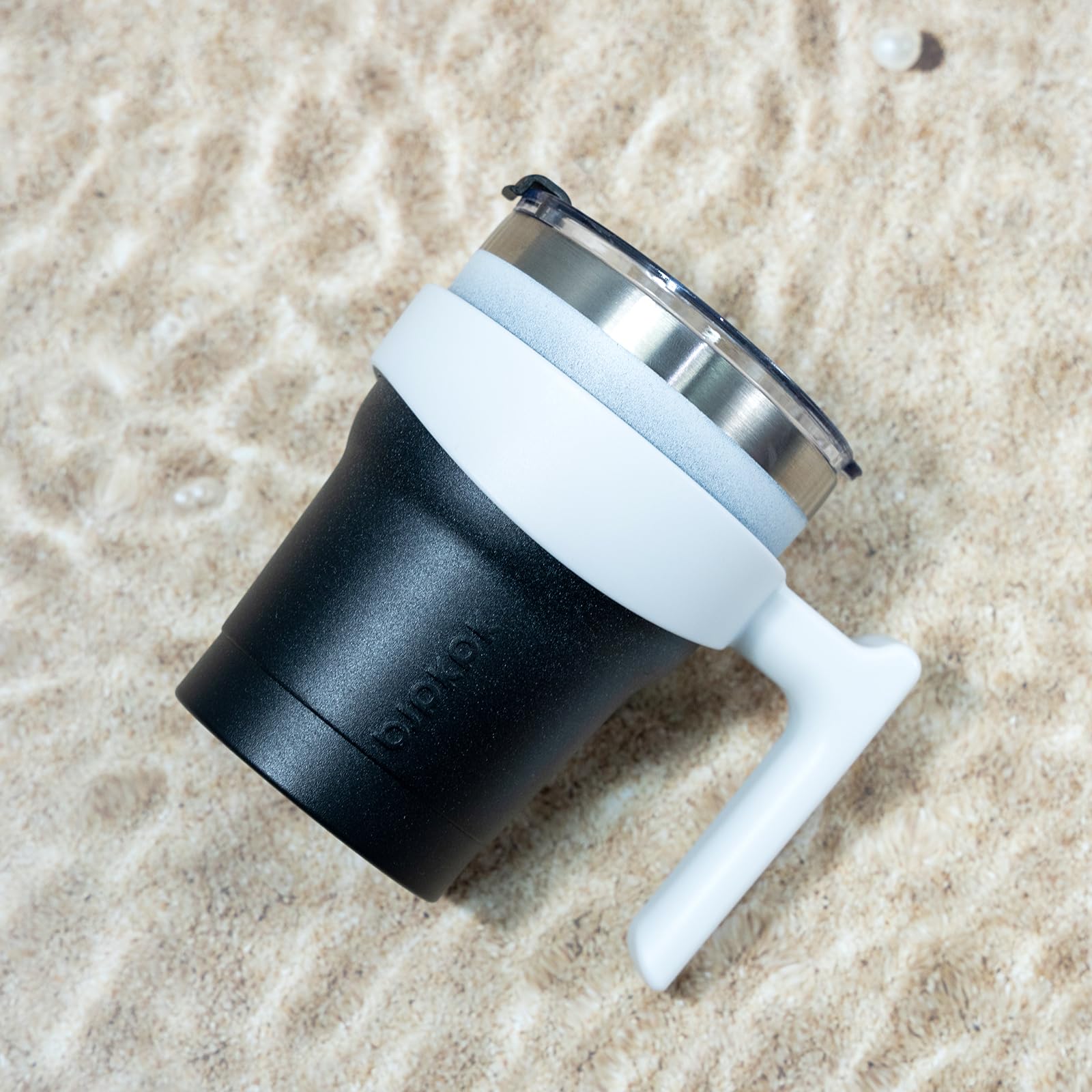 Bjpkpk Tumbler With Handle And Straw 40 Oz Insulated Tumblers With Lid Stainless Steel Travel Coffee Cups,Day Night