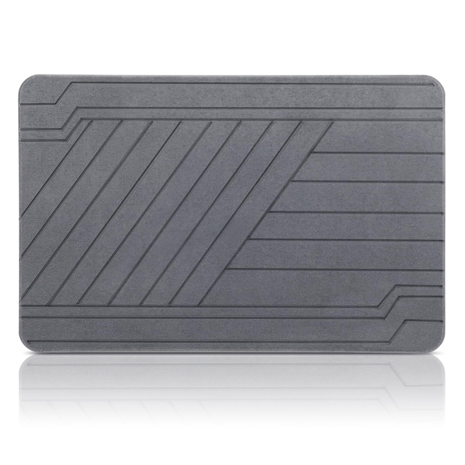 Stone Bath Mat, Diatomaceous Earth Bath Mat Non-Slip Stone Shower Mat Diatomite Stone Bath Mat, Quick Drying Absorbent Stone Bat