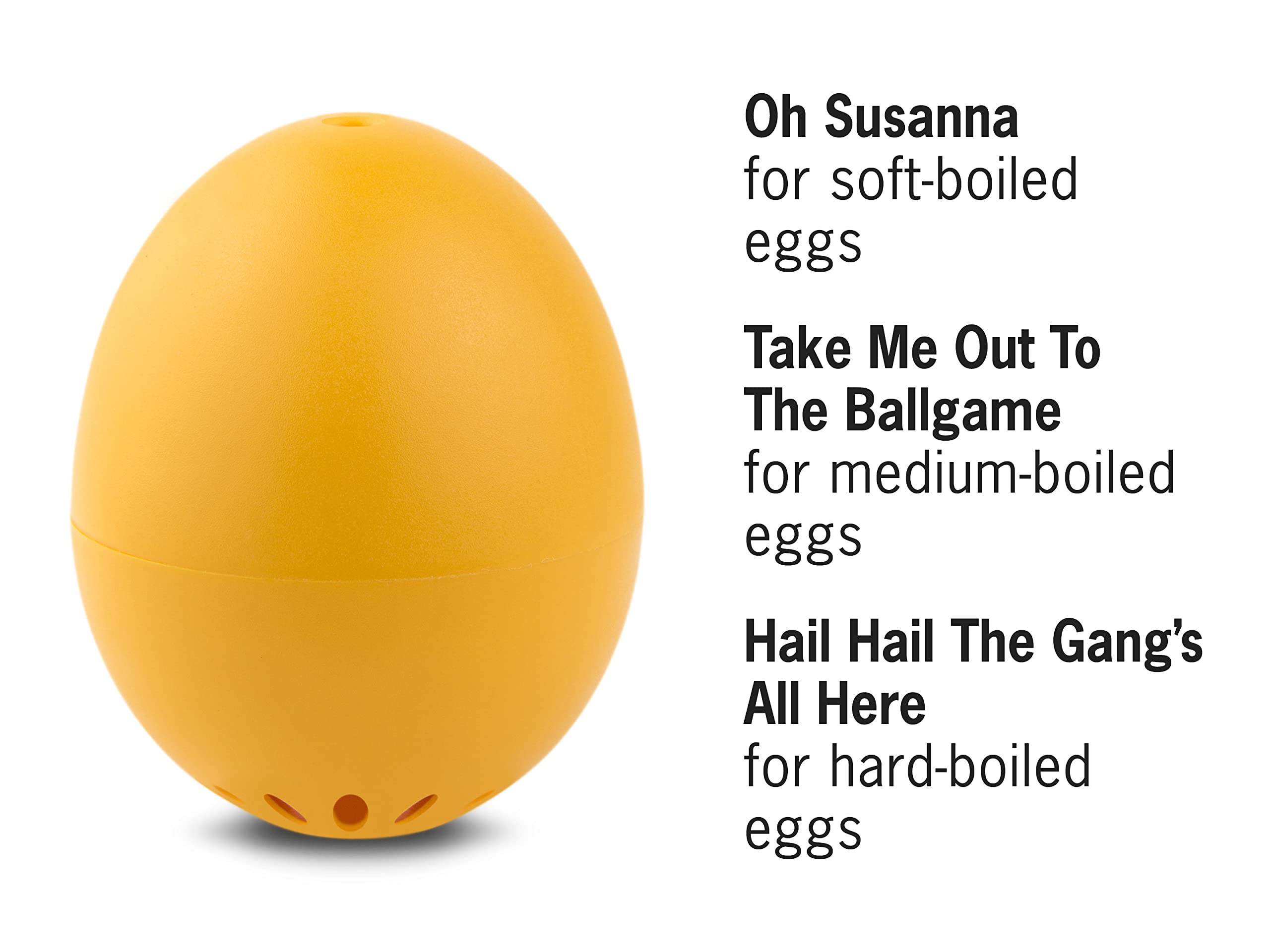 BeepEgg Basic Orange - Egg Timer for Boiling Eggs - Musical Egg Cooker for Soft  Medium  Hard Boiled Eggs - Food Safe - Singing Floating Egg Timer - Egg Cooker for 3 Levels of Doneness - Brainstream
