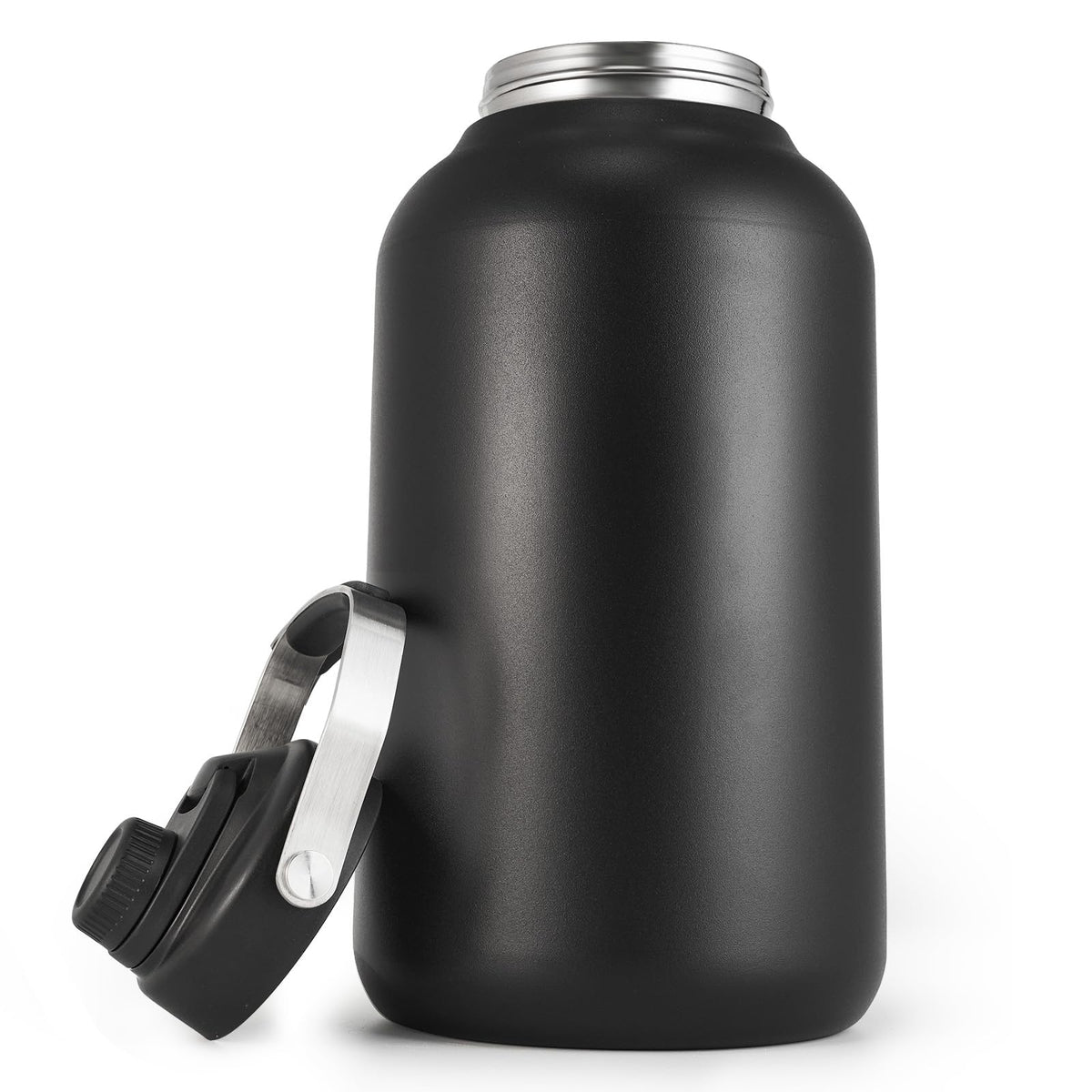 Kerilyn 128Oz Insulated Water Bottle With Wide Mouth, One Gallon Stainless Steel Double Vacuum Water Bottle For Hot & Cold Drink