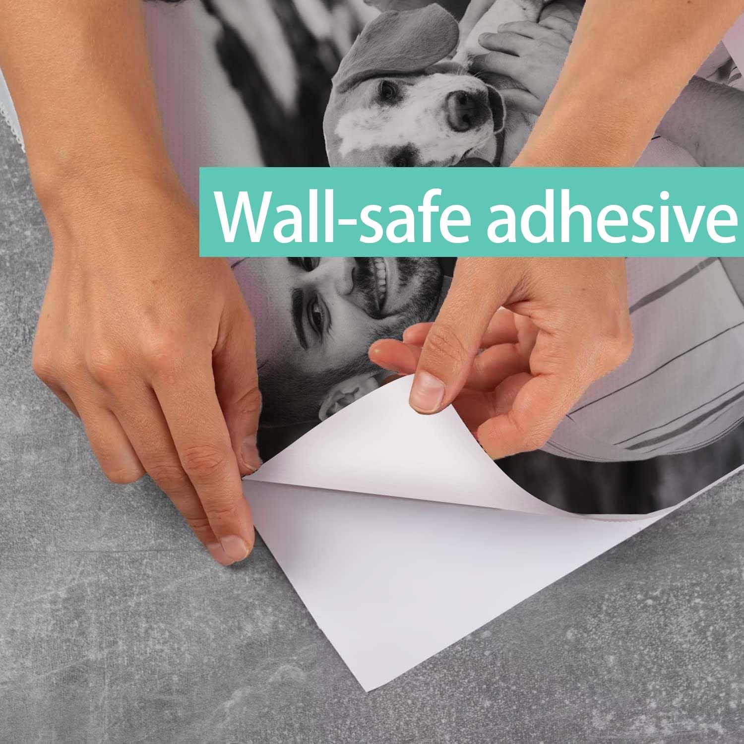 Wall26 Custom Poster Prints - Upload Your Image/Photo, Personalized Photo To Self-Adhesive Poster Printing, Durable And Waterpro