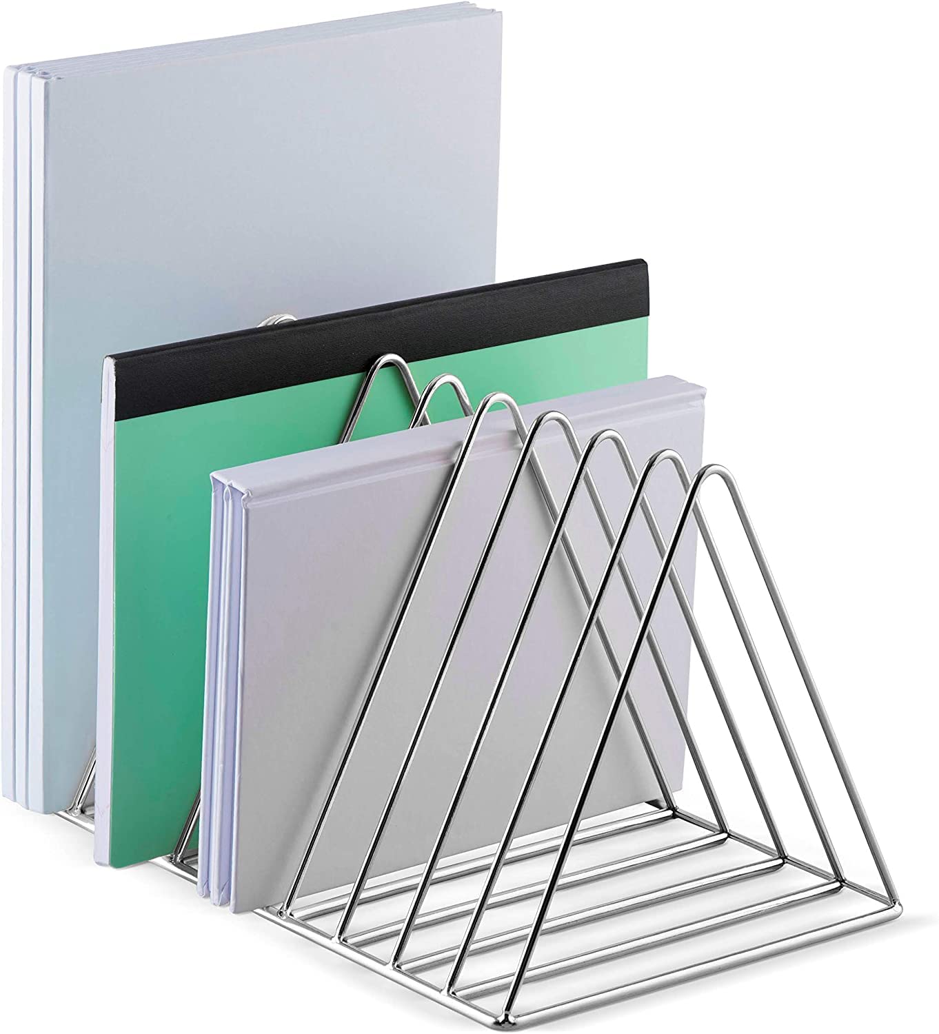 Namani Triangular Magazine Holder For Table|Desk Organizers|Bookshelf Triangle Magazine|Desktop Organizer|File|Books Stand|File 