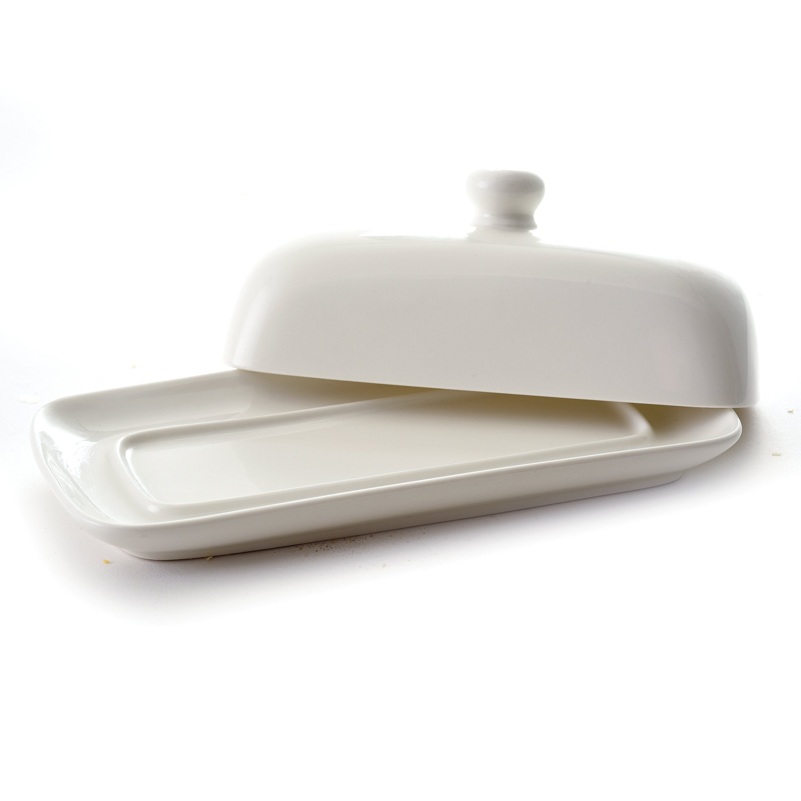 Norpro 8370 Butter Dish, One, White