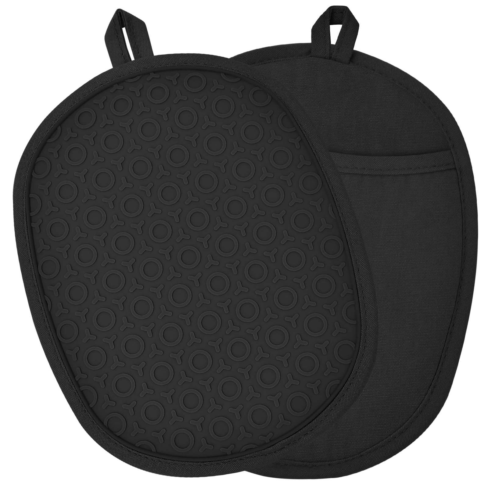 SZTCECDM 2Pack Silicone Pot Holders and Oven Mitts for Kitchen Heat Protection, Rated Hot Pads with NonSlip Grip, Flexible, Thi