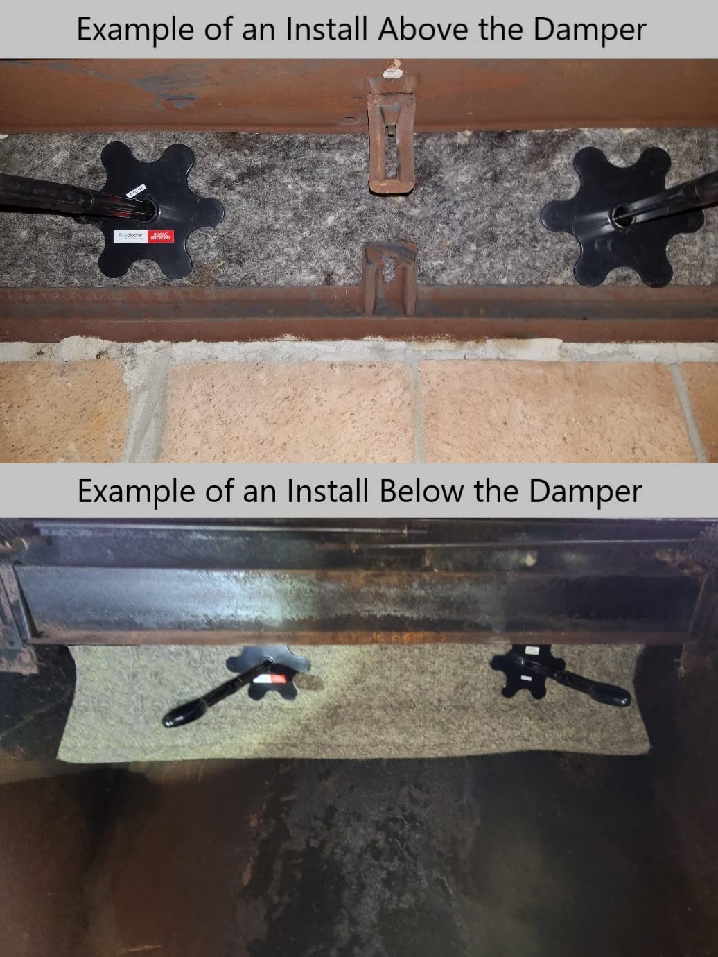 Flueblocker For 13''X27'' Chimney Flue - Chimney Sheep Fireplace Draft Stopper Plug Replacement Damper Fireplace Tool - Better T